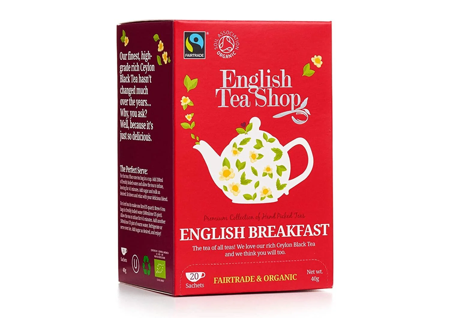 TE BREAKFAST BIO ENGLISH TEA SHOP 20 bolsitas
