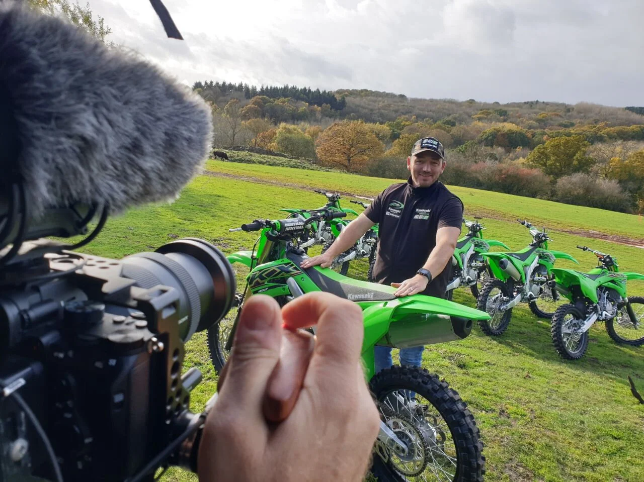 Getting green with the latest Kawasaki MX bikes for TV and print