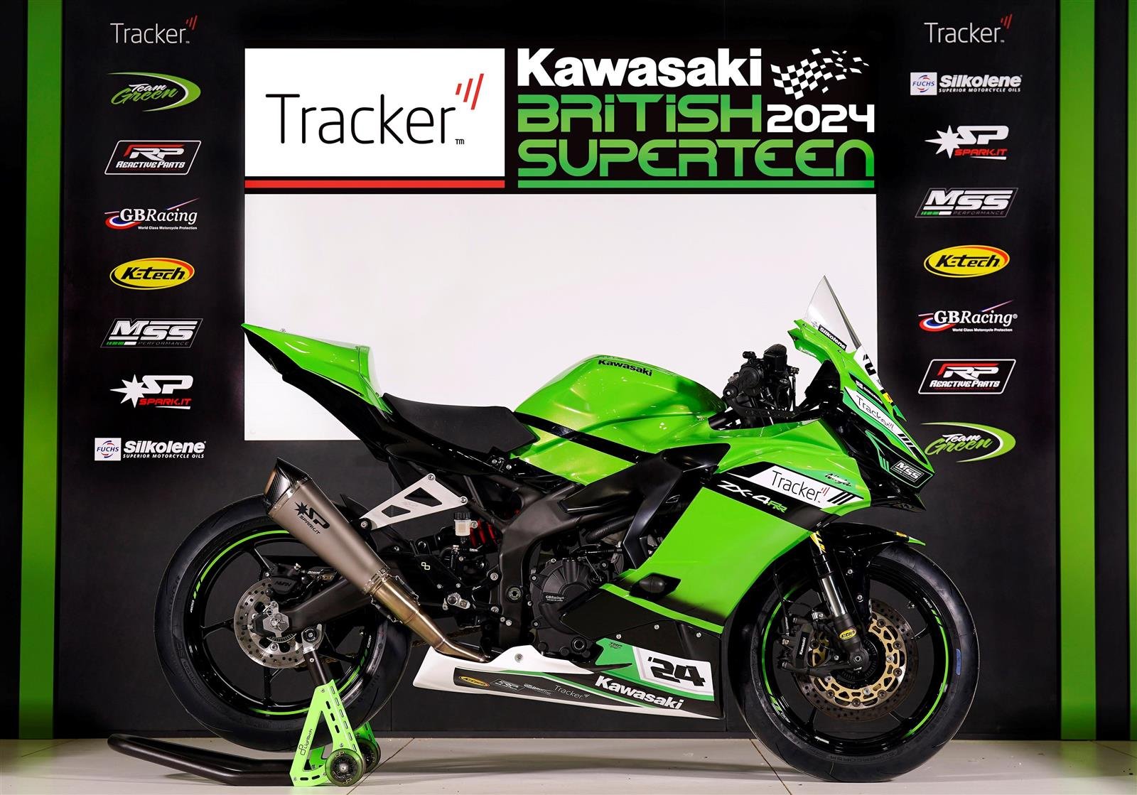 Tracker announced as the Title Sponsor of the Kawasaki British Superteen series