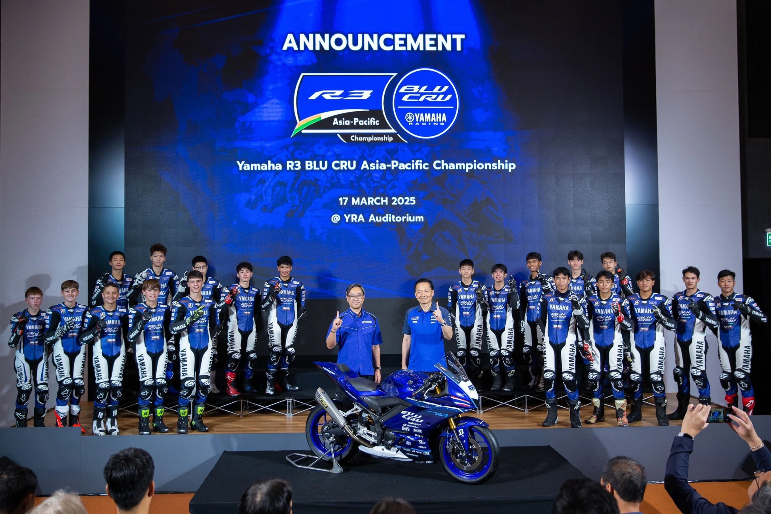 R&amp;G to sponsor the 2025 Yamaha Thailand Racing Team and R3 BLU CRU Asia-Pacific Championship