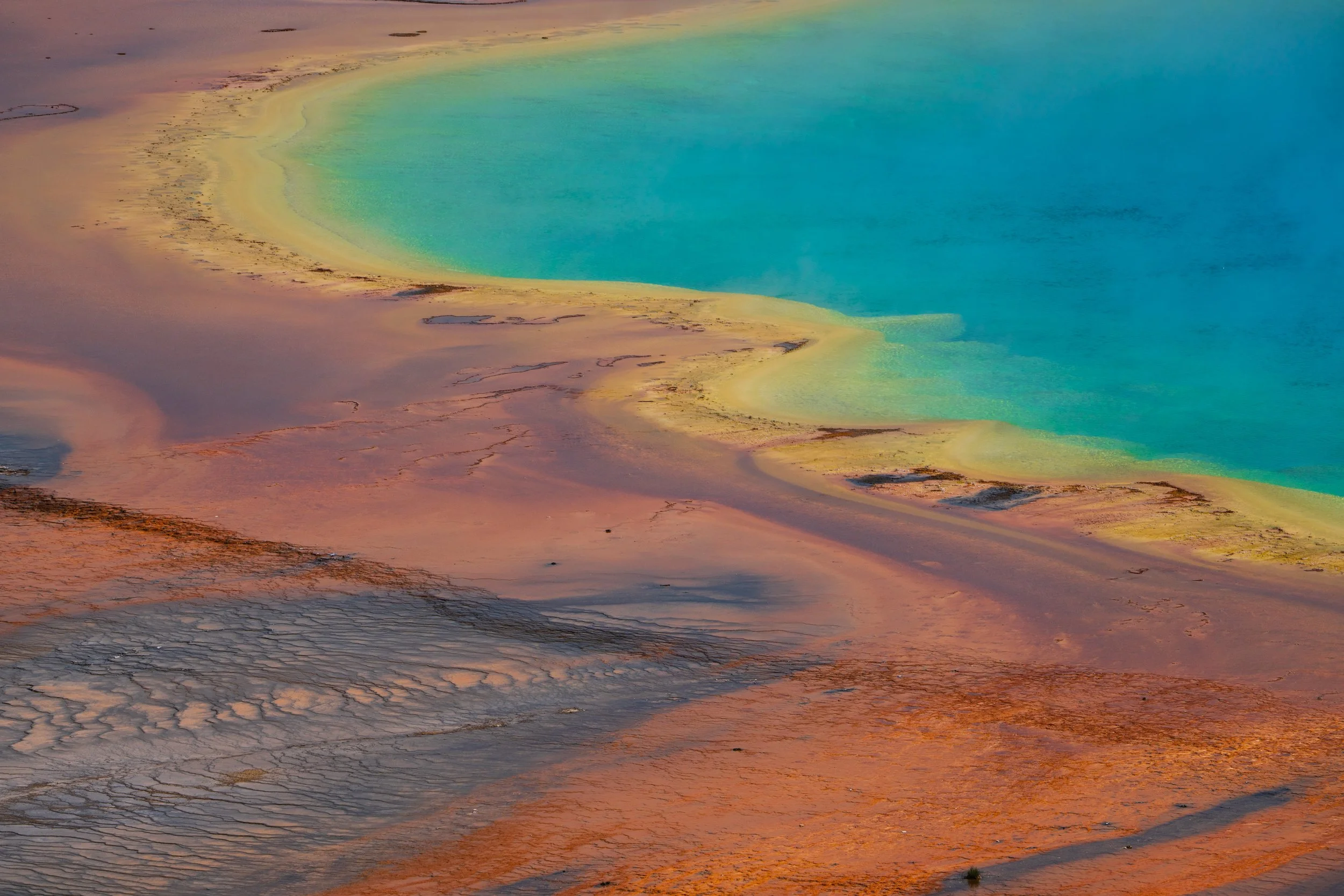 Wonderful Yellowstone Colors - Grand Prismatic Spring, Yellowstone National Park