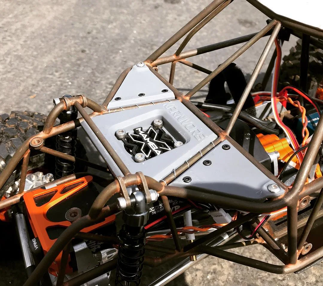 Custom 3D printed ESC mounting makes for a unique open style