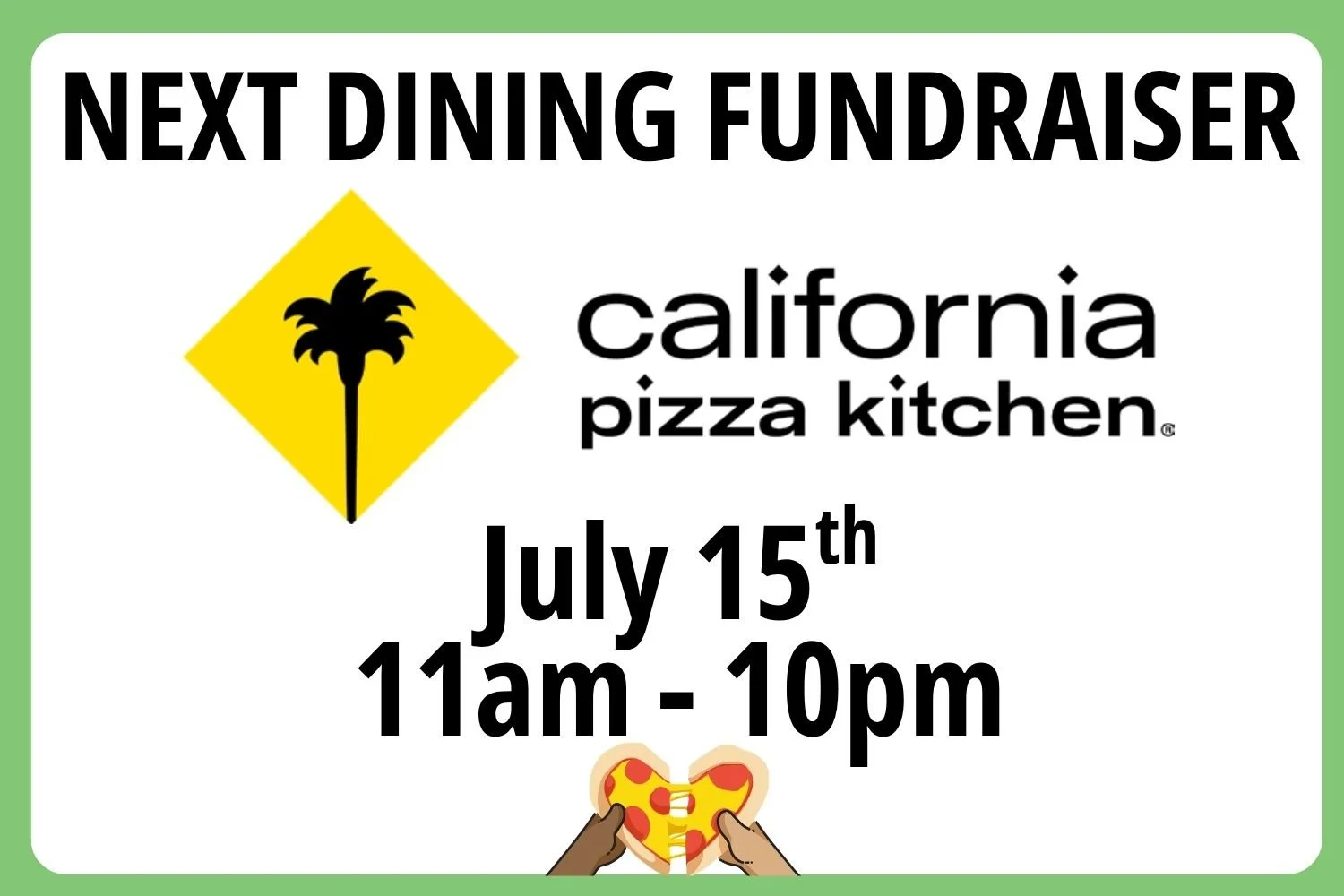 Dining Fundraiser - July 15