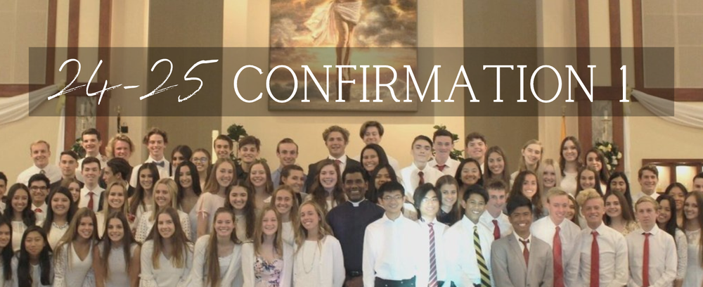 24-25 Confirmation 1 — St. Kilian Catholic Church