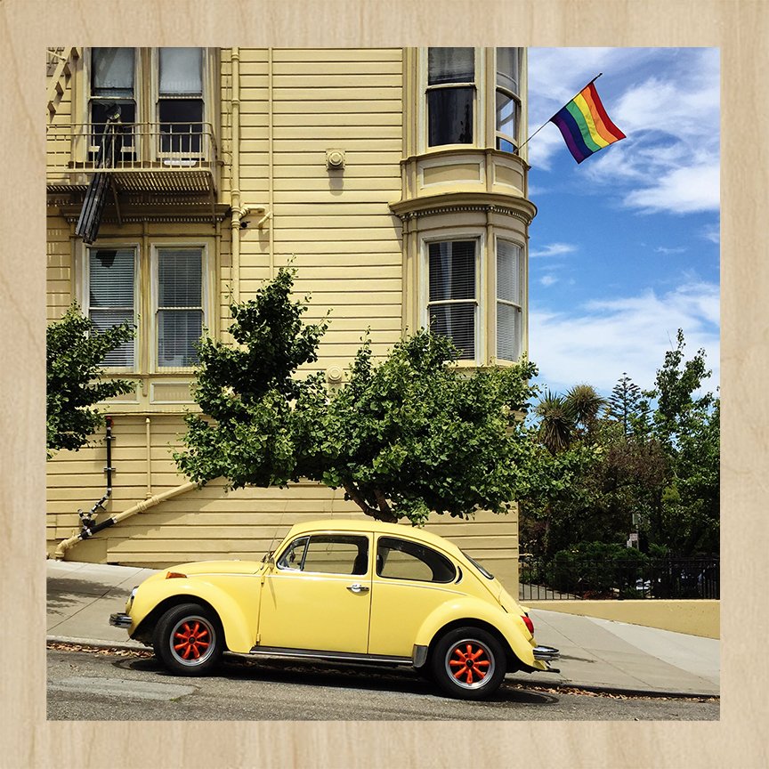 Proud Yellow Beetle