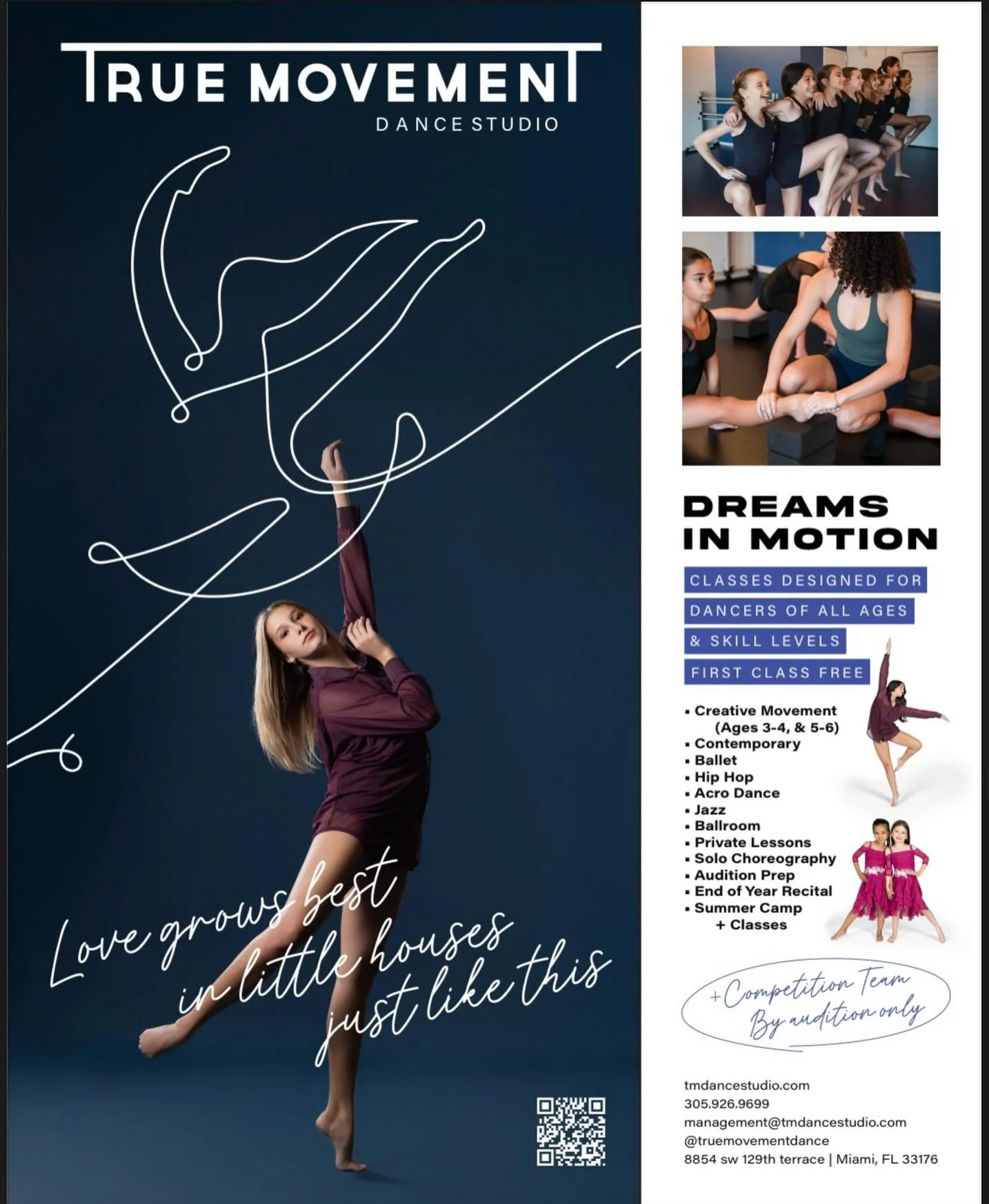 Discounted registration fee for new members until January 31st! DM us to find out more about the TM family 💙 #dance #miamidancestudio #pinecrest #kendall #miamidancers