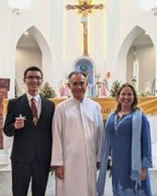 Celebrating Easter Vigil in Malacca at St. Francis Xavier Church near where the great missionary saint himself once trod to share the Gospel of our resurrected Lord Jesus Christ.

&ldquo;Blessed be the God and Father of our Lord Jesus Christ! 
By His