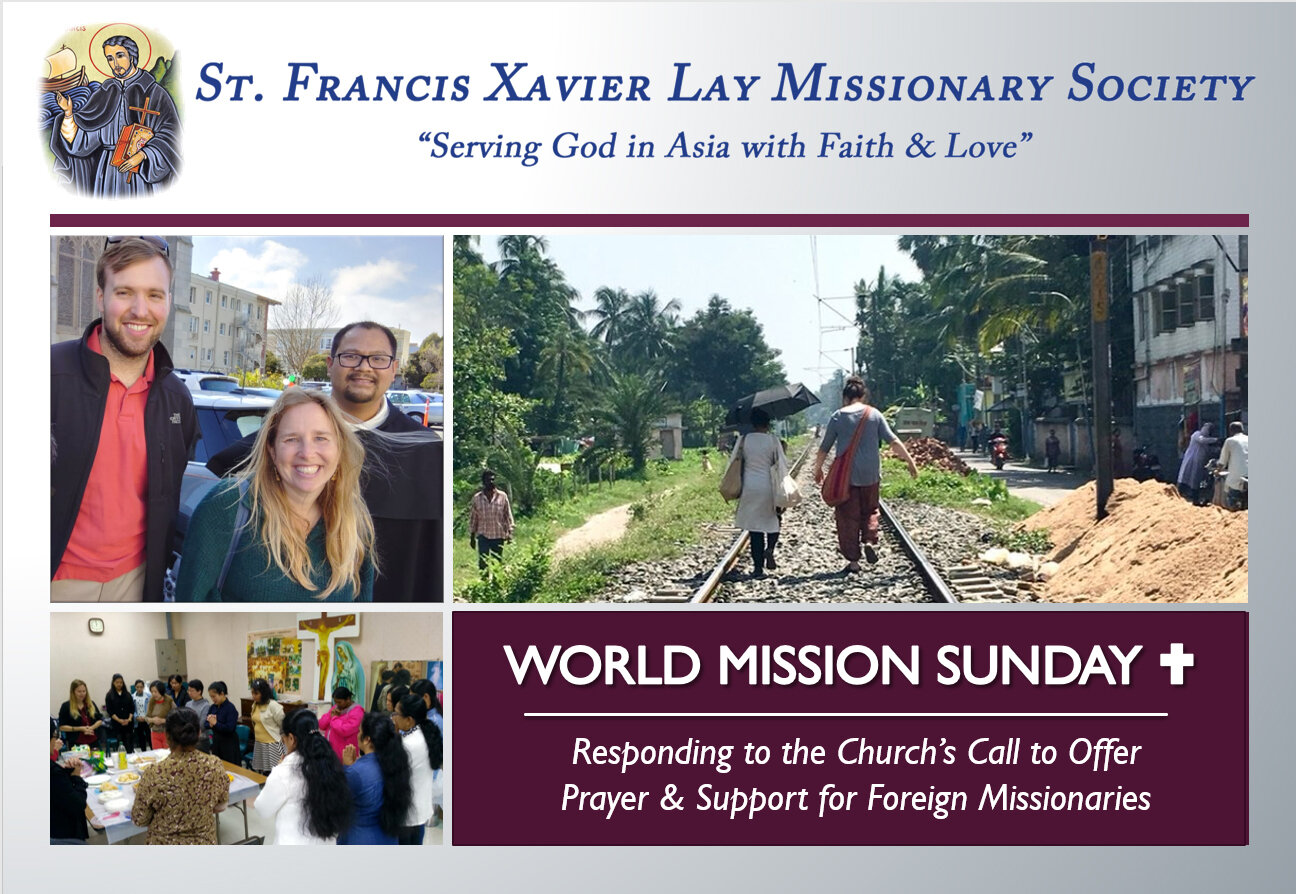 &quot;Blessed are the feet of those who bring the good news!&quot;
Please support our mission this World Mission Sunday!
Thank you and God bless.  天主保佑!