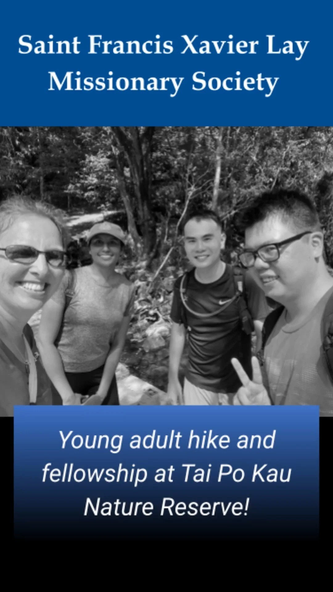 Fellowship and Hiking at Beautiful Tai Po Kau!
What a lovely day spent hiking at beautiful Tai Po Kau with some amazing people. Hope to catch you next time!
********
St. Francis Xavier Lay Missionary Society
www.laymissionary.org
#Jesus #laymissi