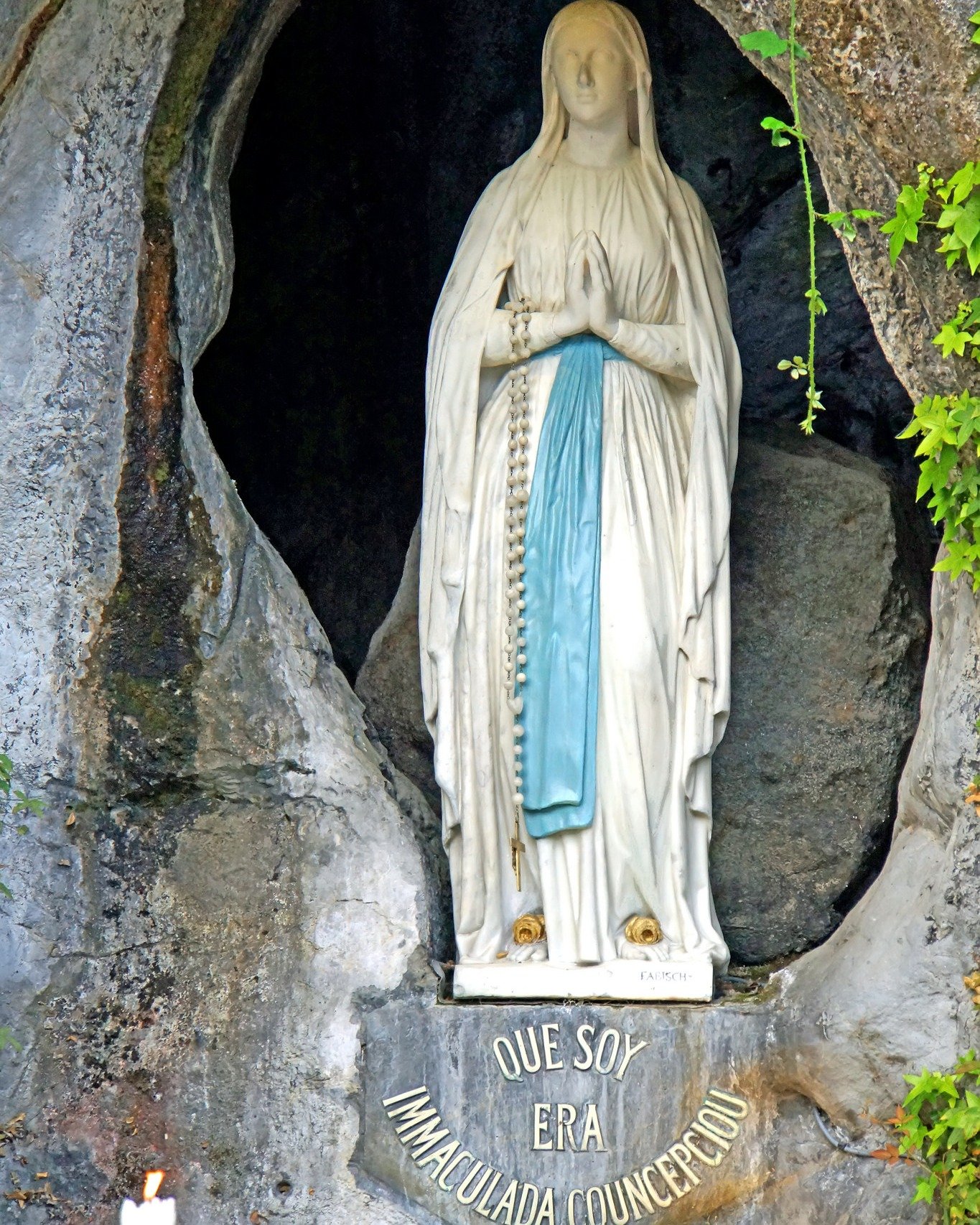 "I went every day for a fortnight, and each day I asked her who she was, and this petition always made her smile. After the fortnight I asked her three times consecutively. She always smiled. At last I tried for the fourth time. She stopped smil