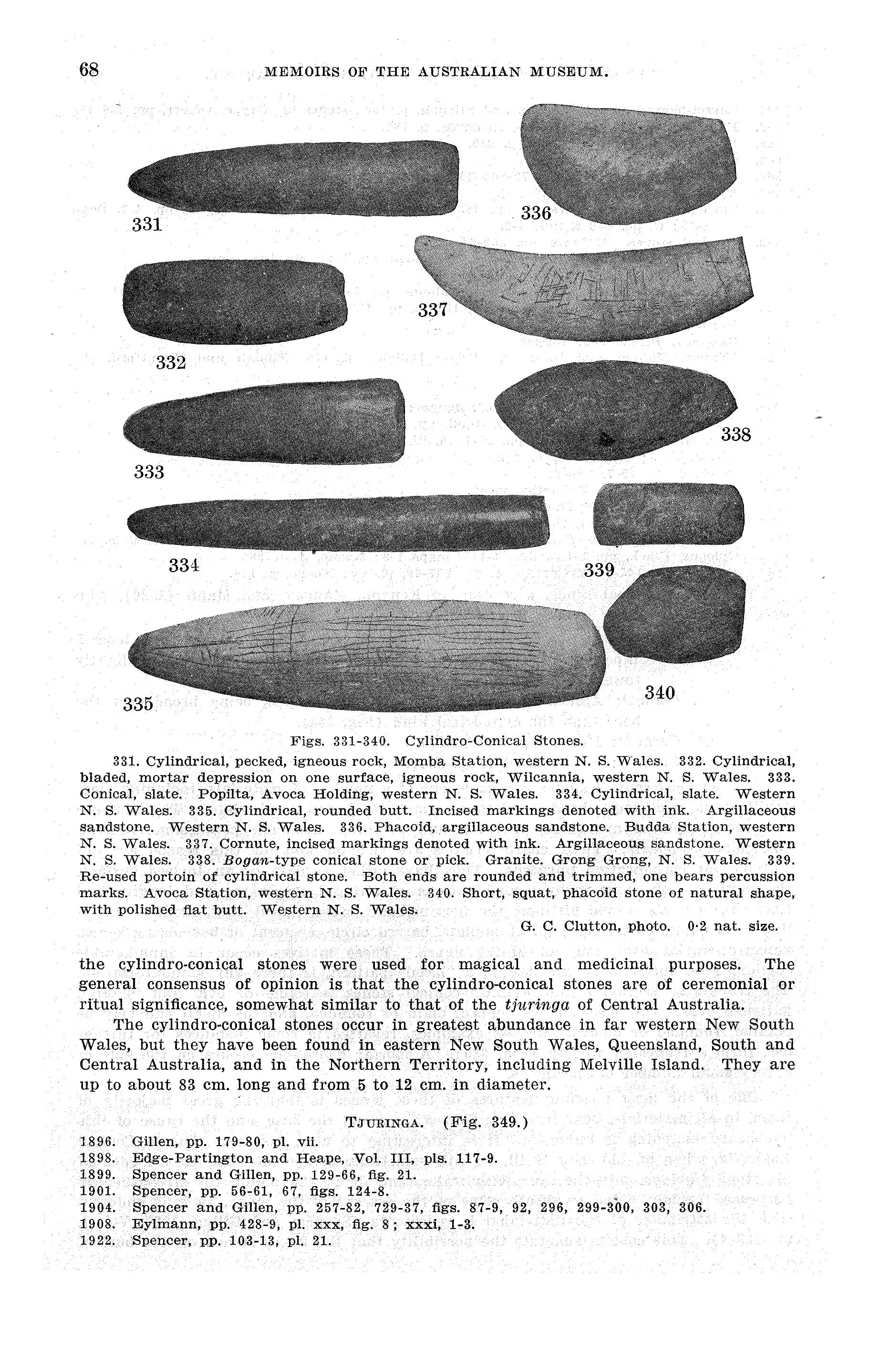 Stone Implements of Aust