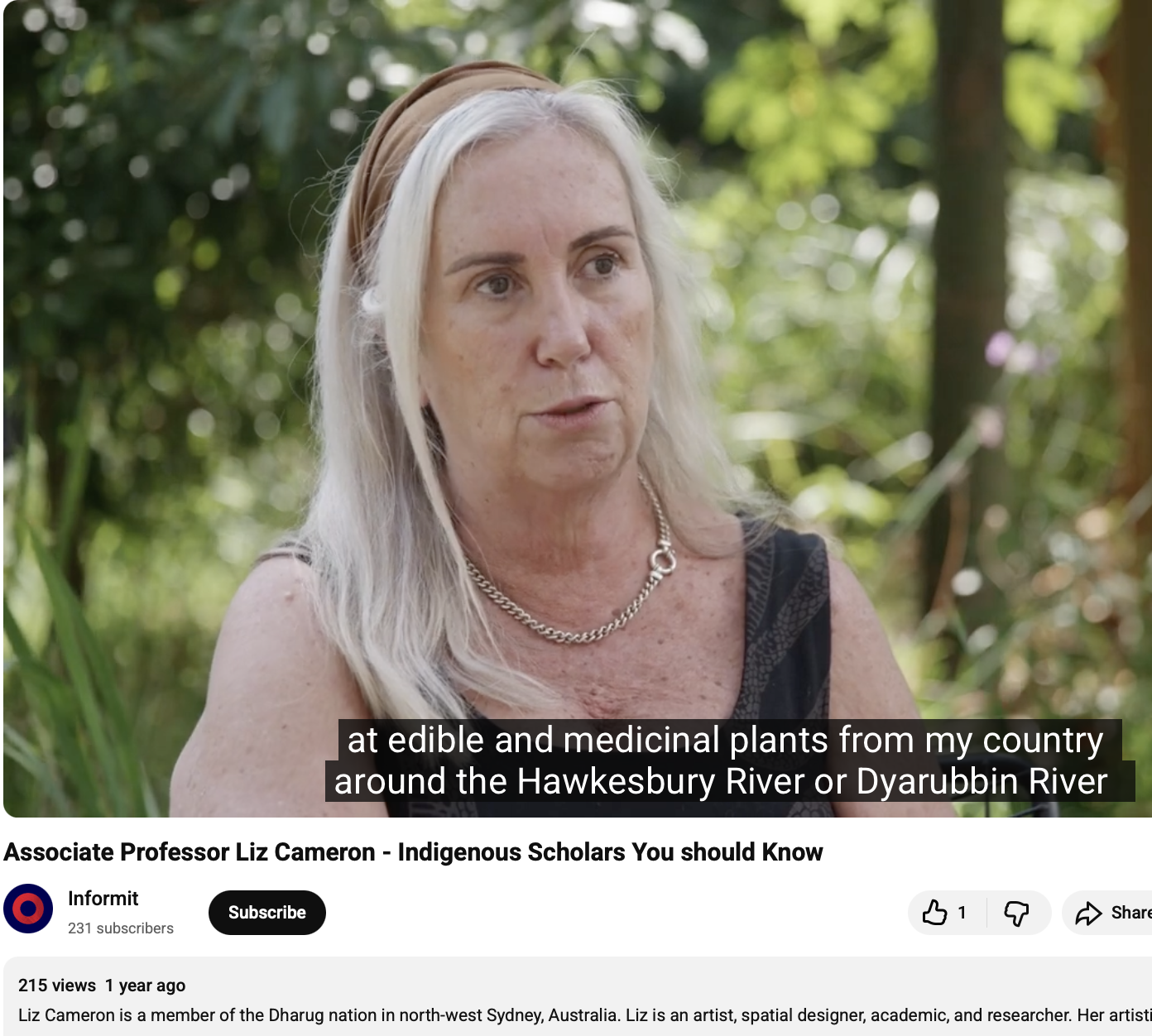 Is Professor Liz Cameron an Aboriginal Darug as She Claims?