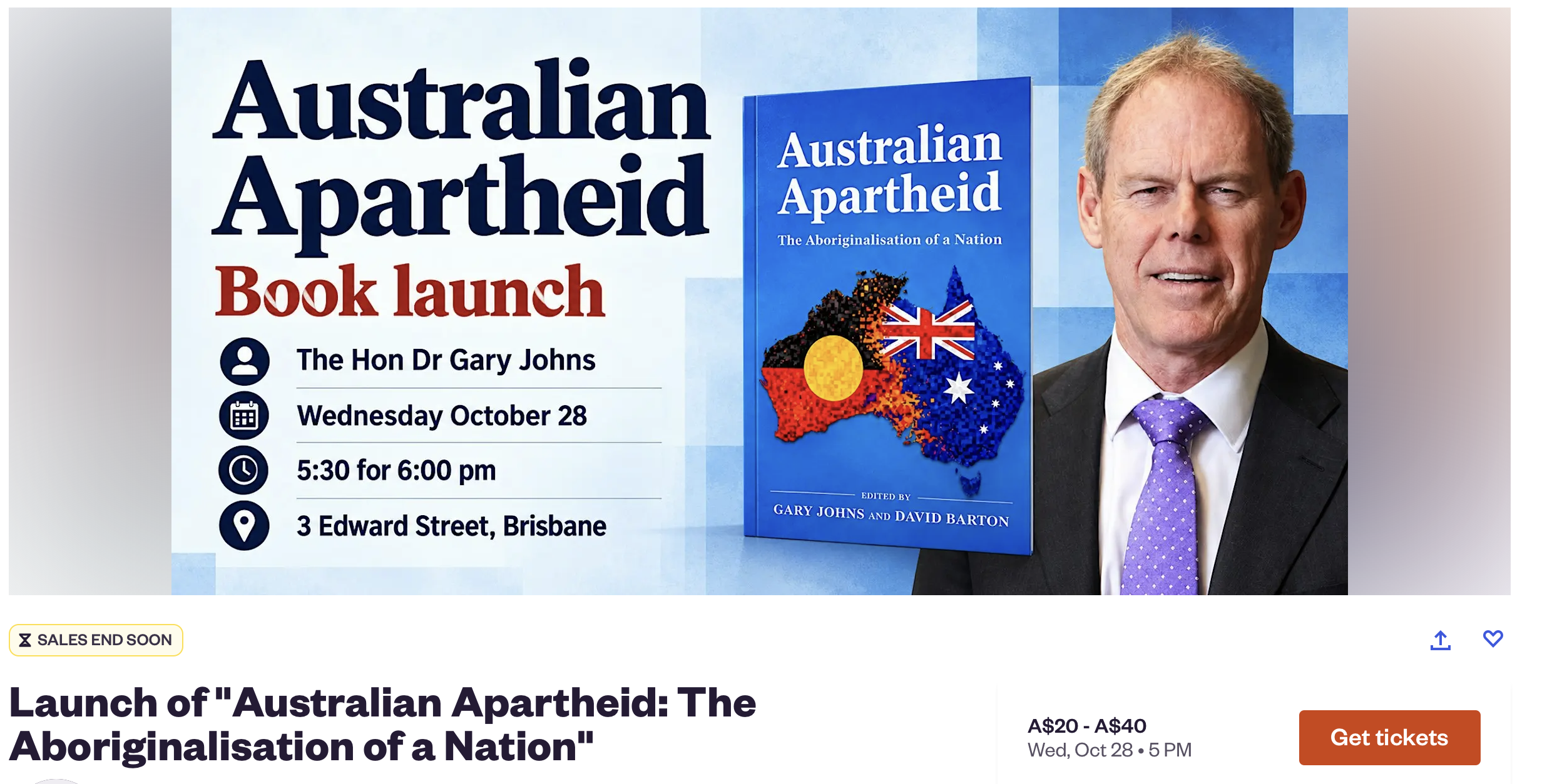 Australian Apartheid Book Launch