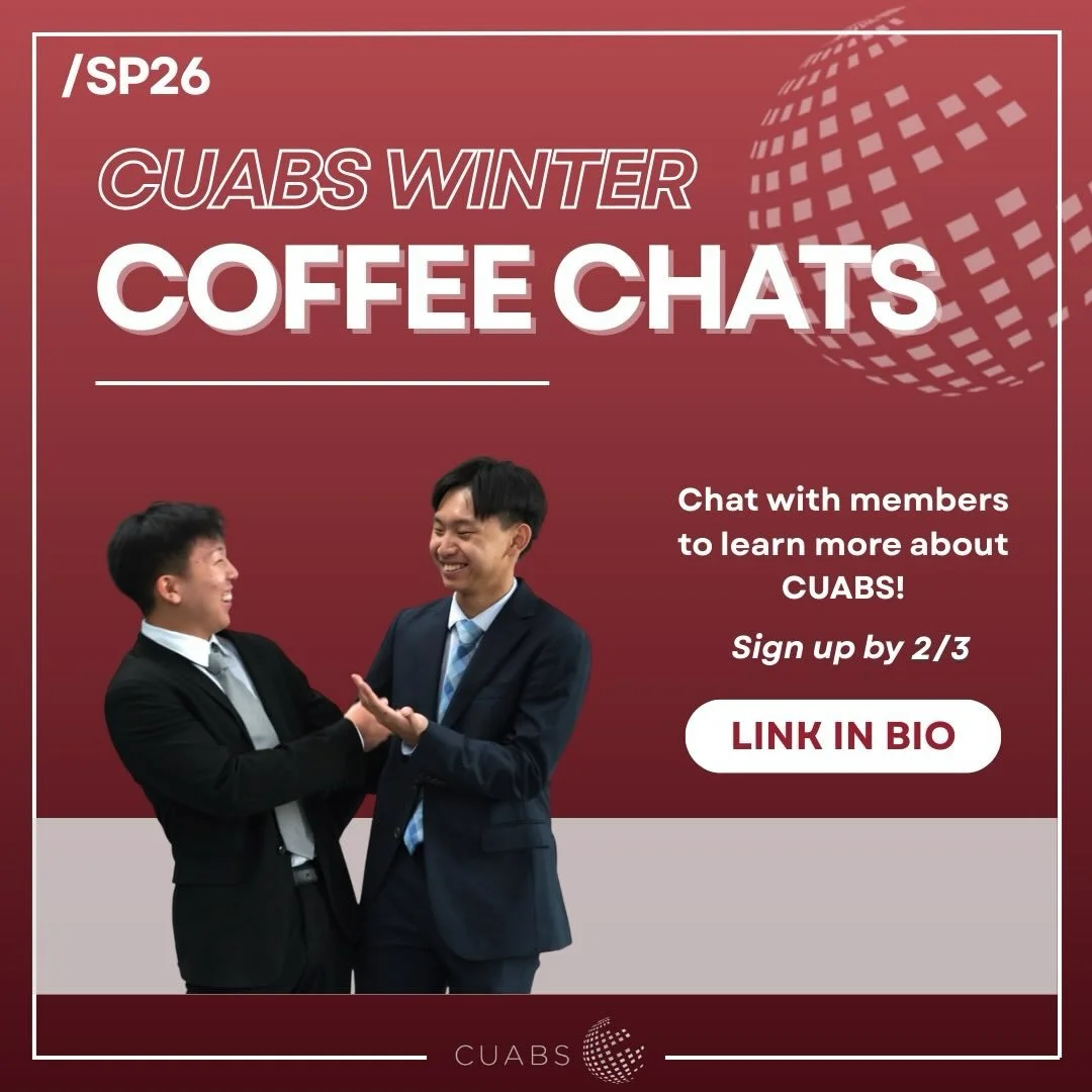 We&rsquo;re excited to announce that our winter coffee chats for the SP&rsquo;26 recruitment cycle are now open!☕️🗣️

Sign up to get paired with one of our current members to learn more about our organization, club recruitment, and more. We&rsquo;re