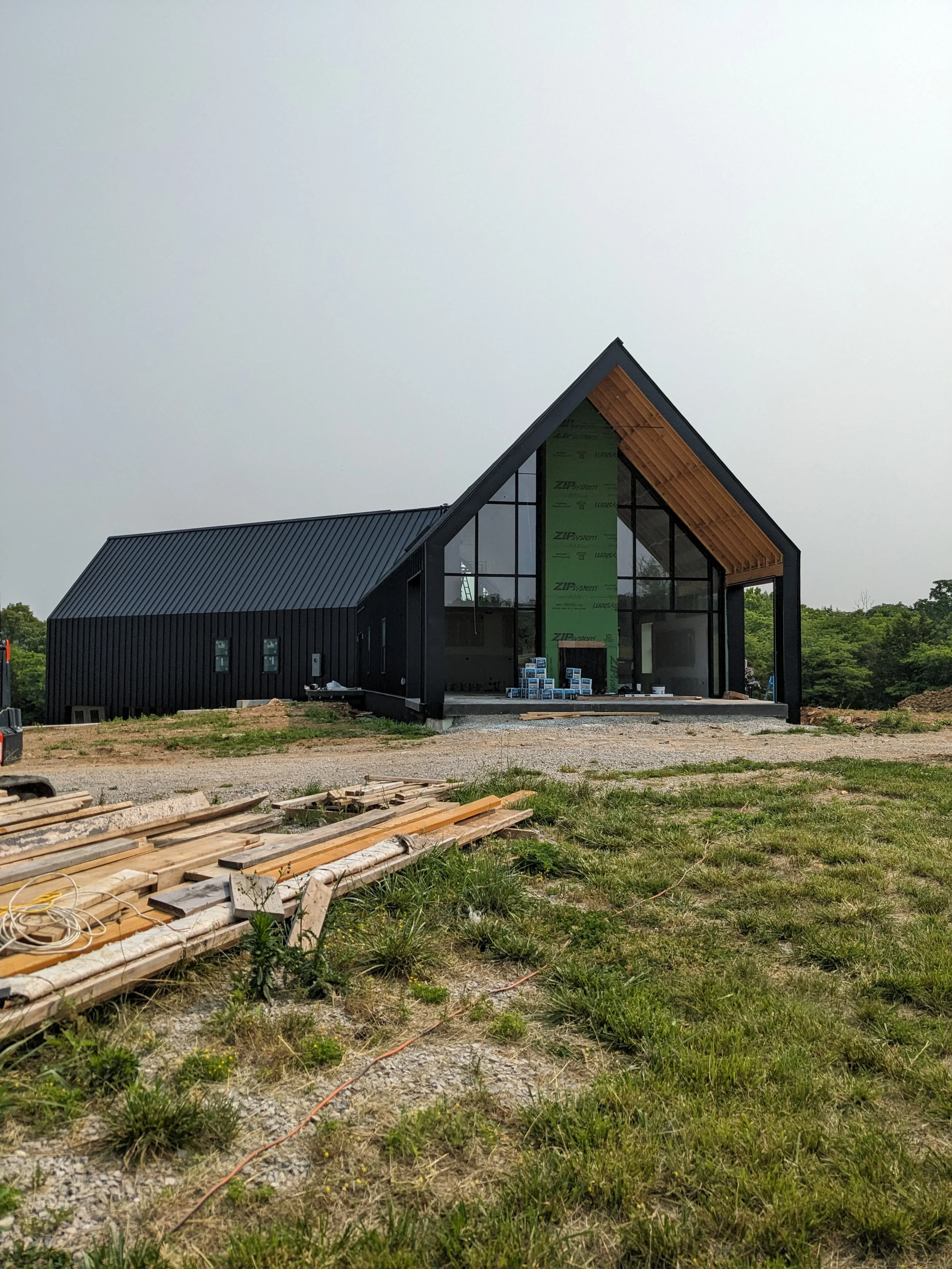 Framing landscape views within the interior space