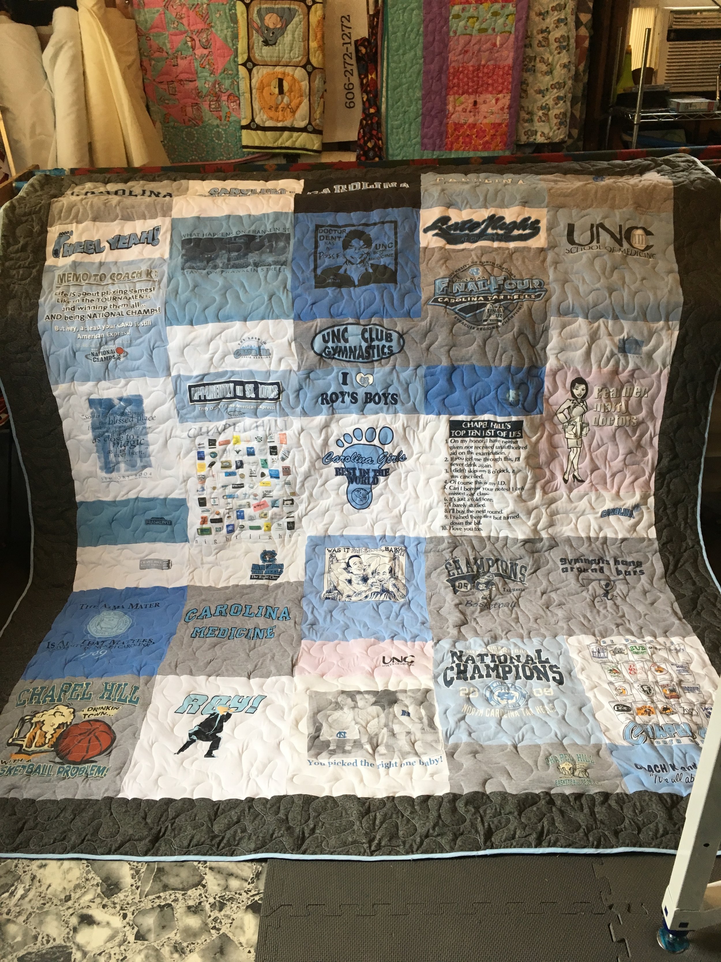 Queen Size T-Shirt Quilt 