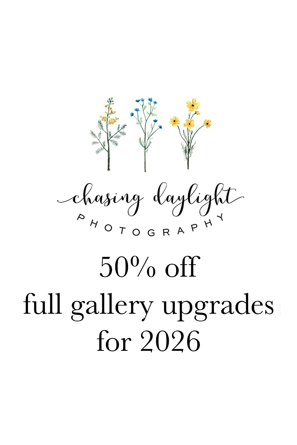 50% off full gallery upgrades for 2026