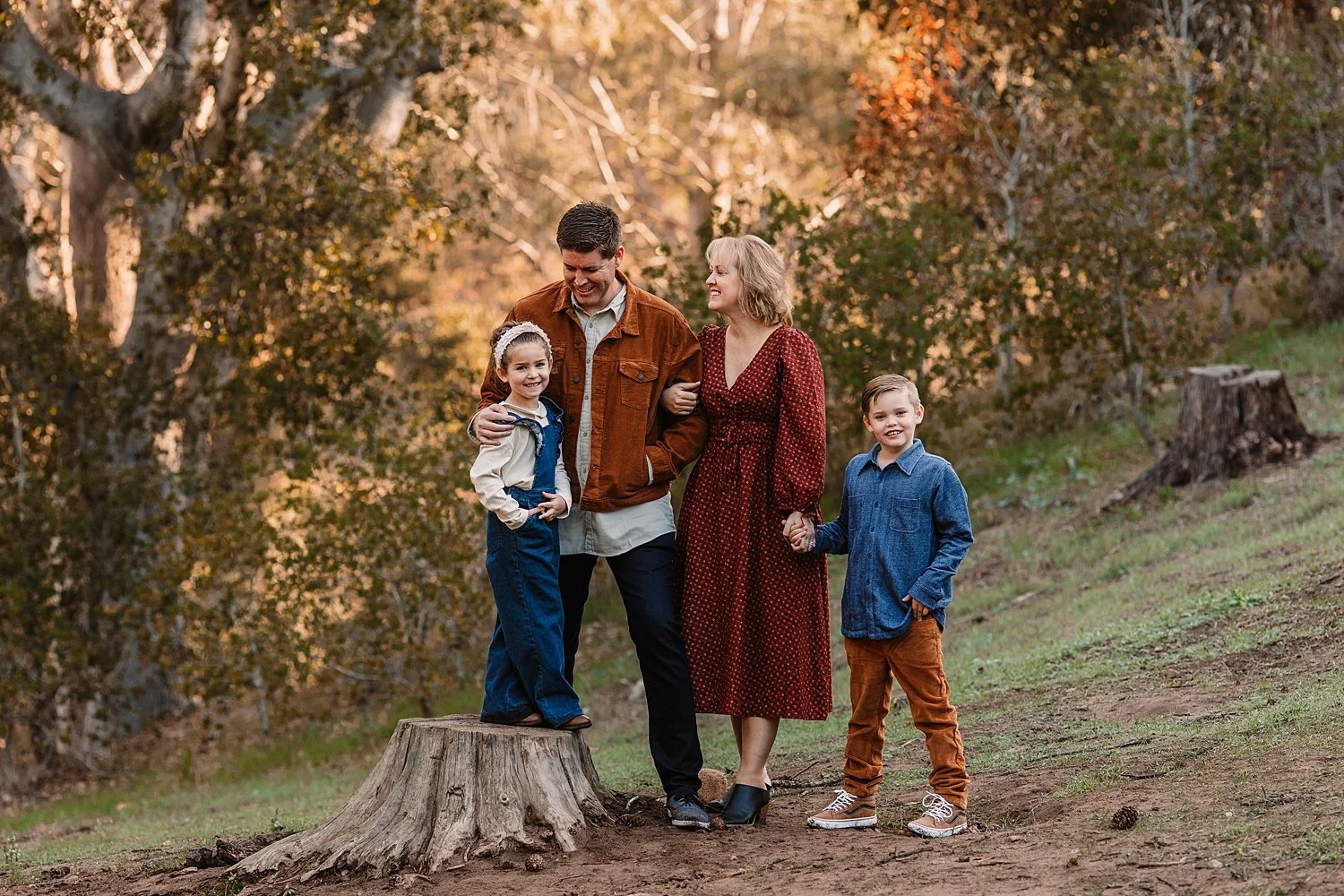 Presidio Park Forest Area | San Diego Family Photographers