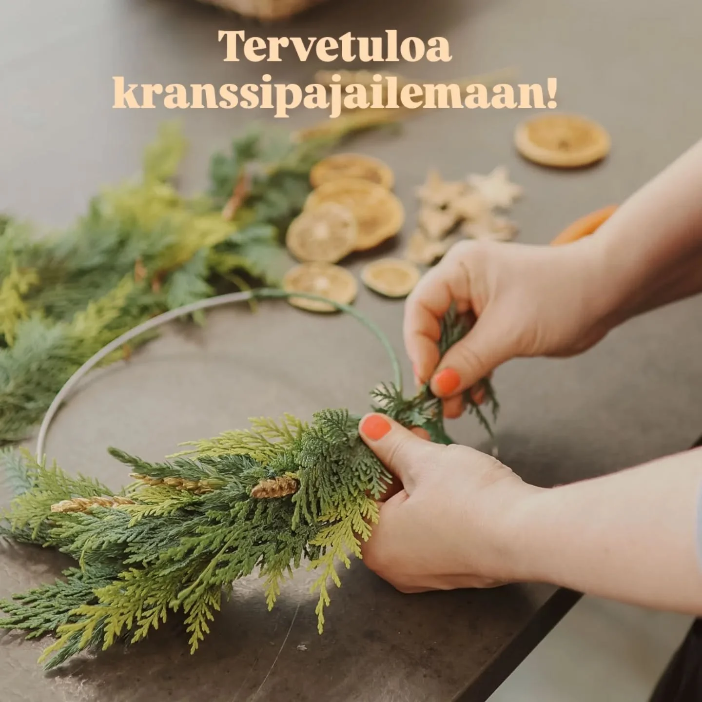 Joulun kranssipajat t&auml;yttyv&auml;t kovaa vauhtia, osa on jo loppuunmyyty ja uusia pajoja avattu!✨️

Tsekkaa koko avoin kranssipajatarjonta Kukkatehtaan verkkokaupasta www.kukkatehdas.net/verkkokauppa/#pajat2 

Uutena avattu:

J&auml;ttikranssi e