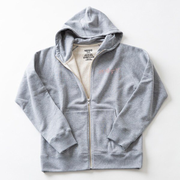 Zipup Hoodie：¥17,902 – ¥18,844（Gray）