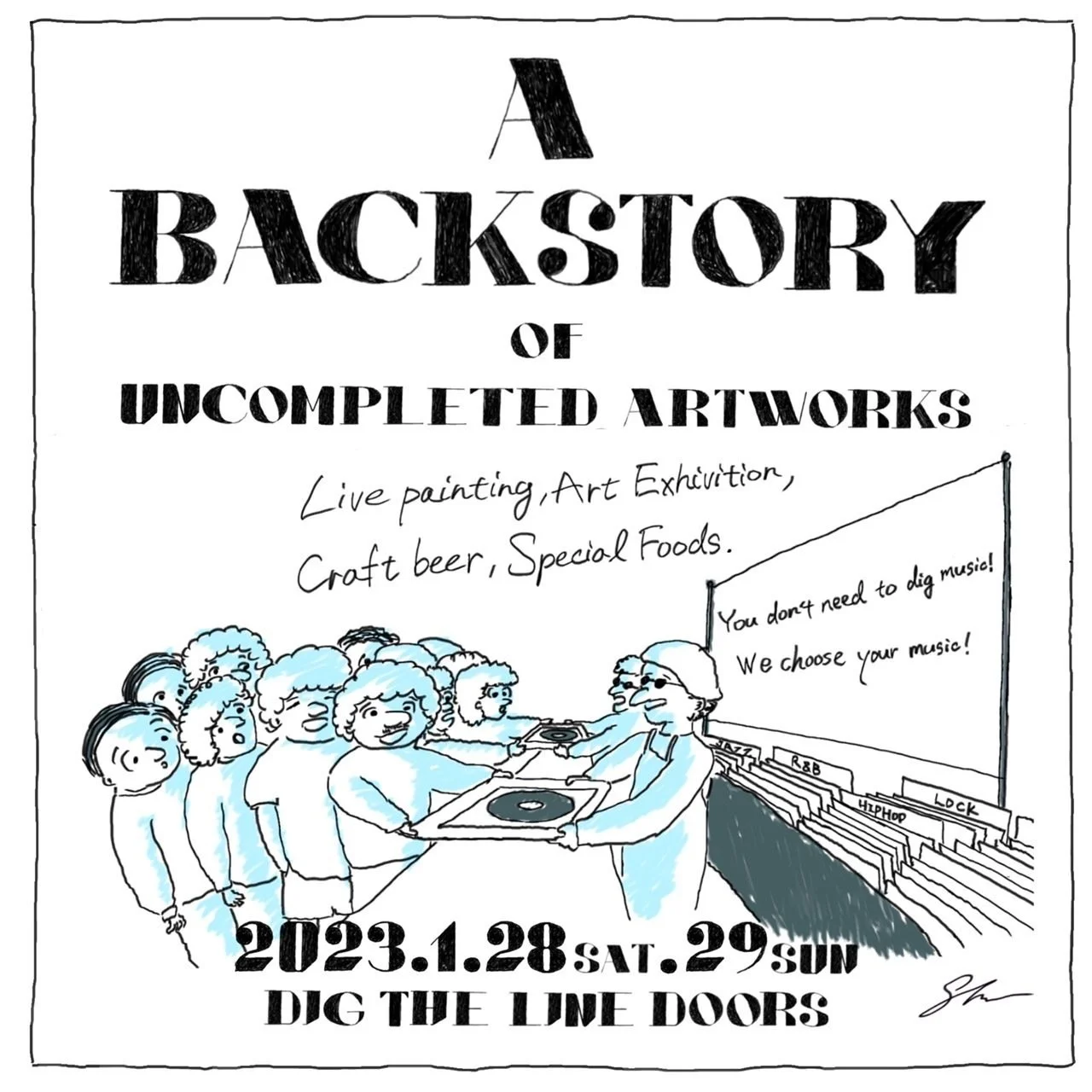 イラストレーターShinyaOgiwaraによる、製作中の絵本『algorithm』のPOPUPイベントが1月28日より2日間限定開催！