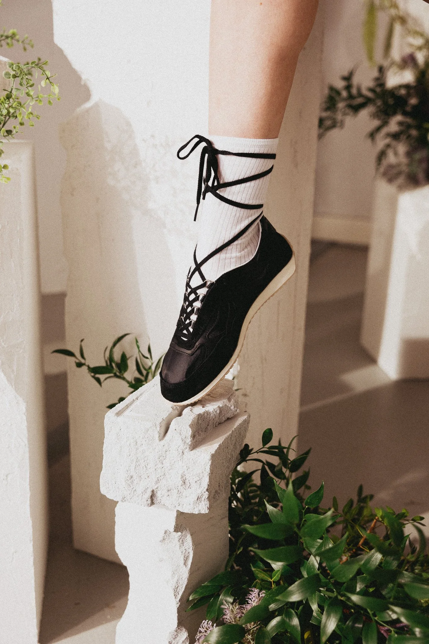 FUGA LOW BALLERINA BLACK