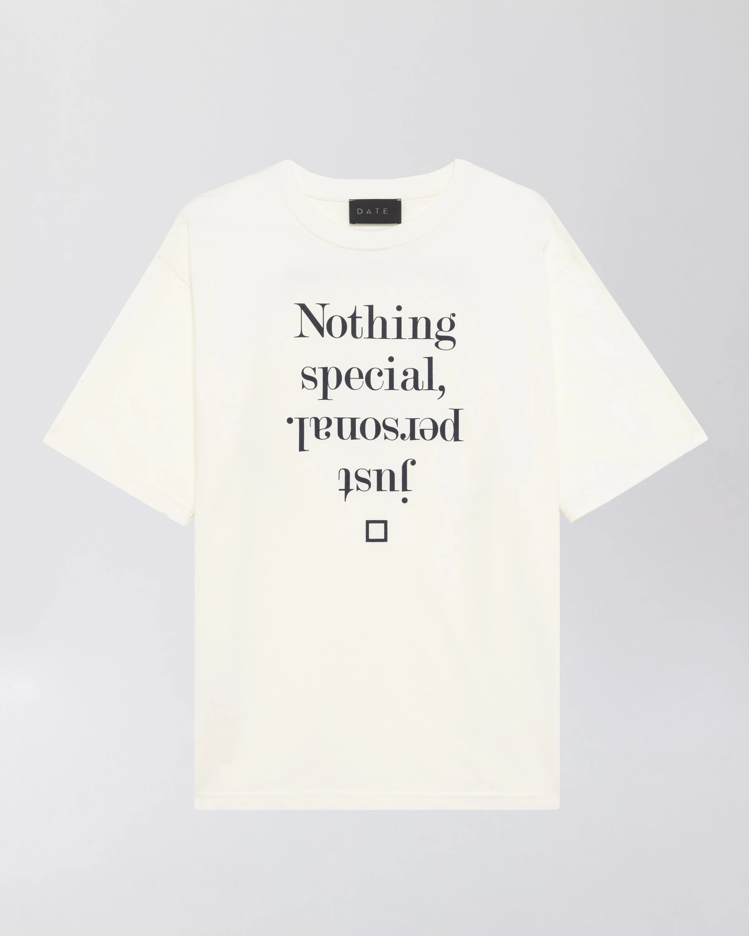 T-SHIRT NOTHING SPECIAL WHITE