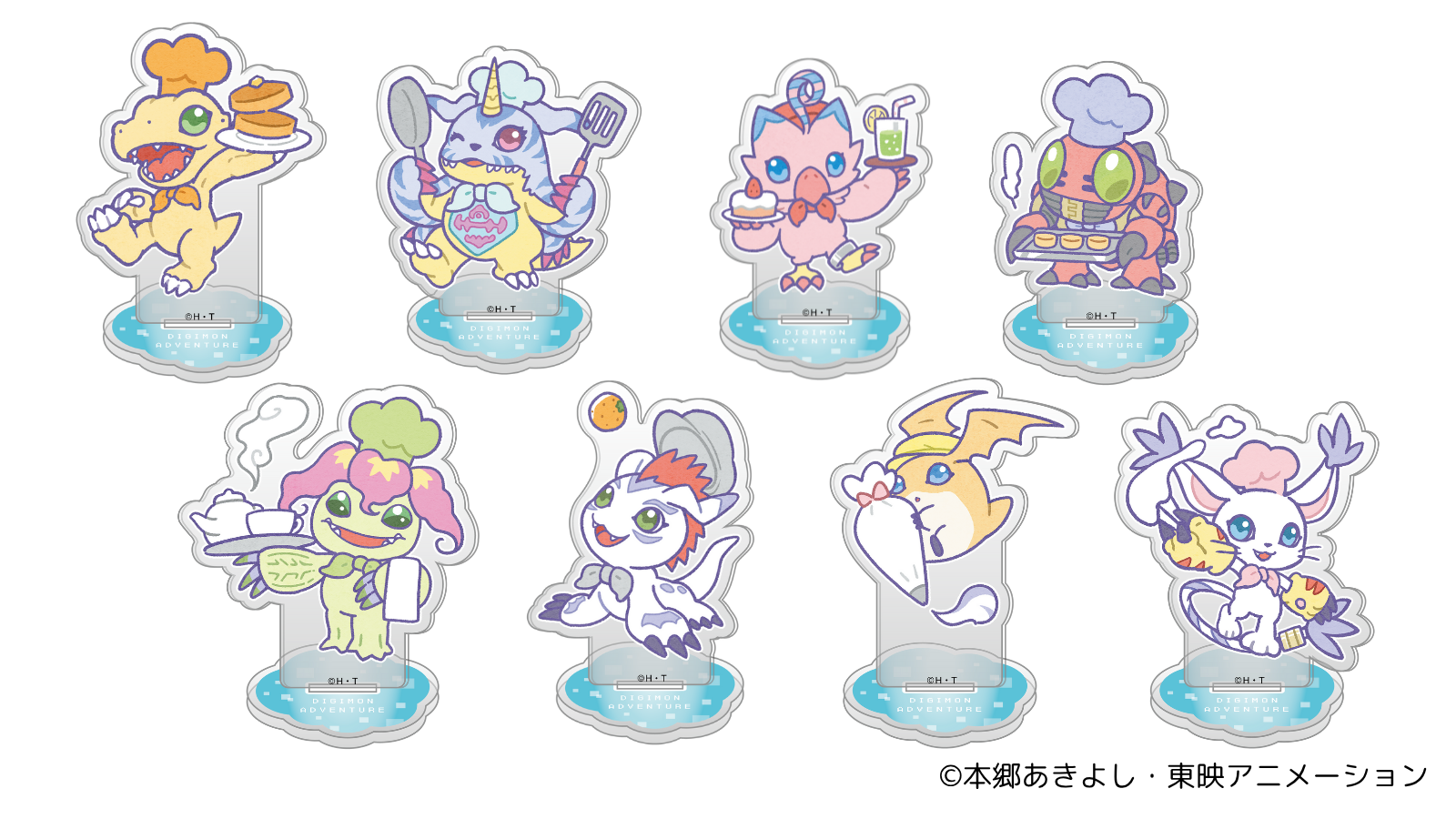 ランダムミニキャラアクリルスタンド（全8種）¥850