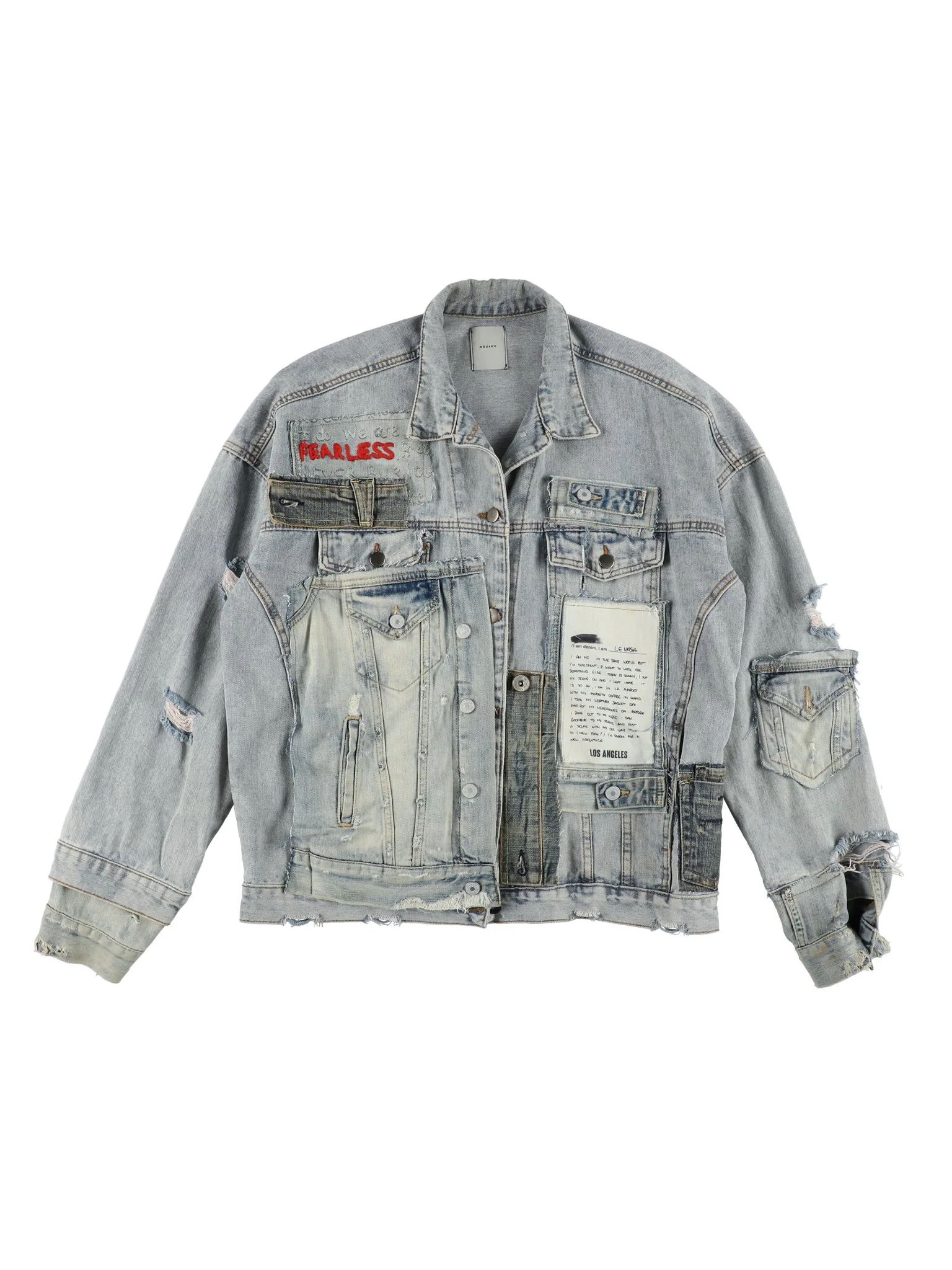 ＜UPCYCLED＞DENIM PANEL JACKET ¥50,000+tax