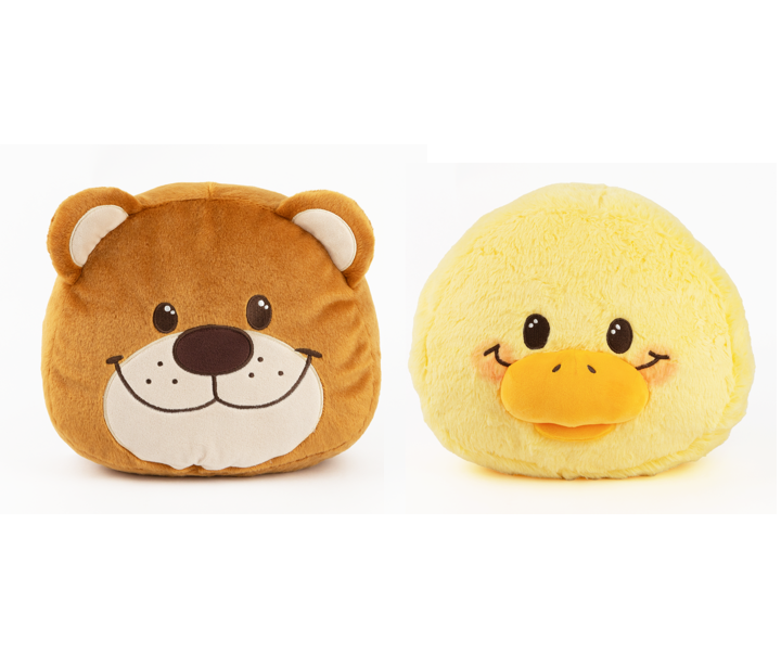 ミニフェイスクッション（全2種　各 2,640円）