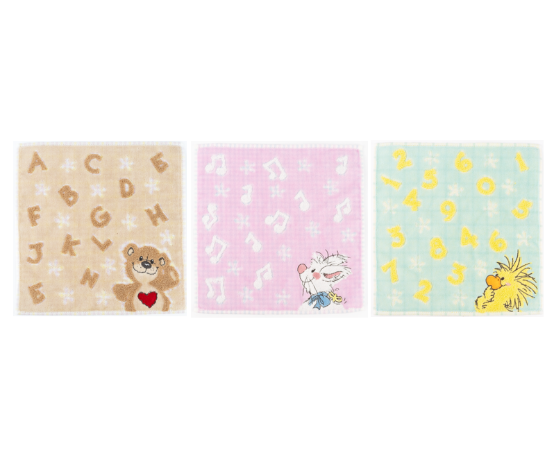 タオルハンカチ（全3種　各 770円）