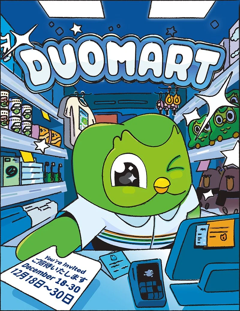 Duolingo初の実店舗「DUOMART」が渋谷に登場 - 販売アイテムを一挙公開！