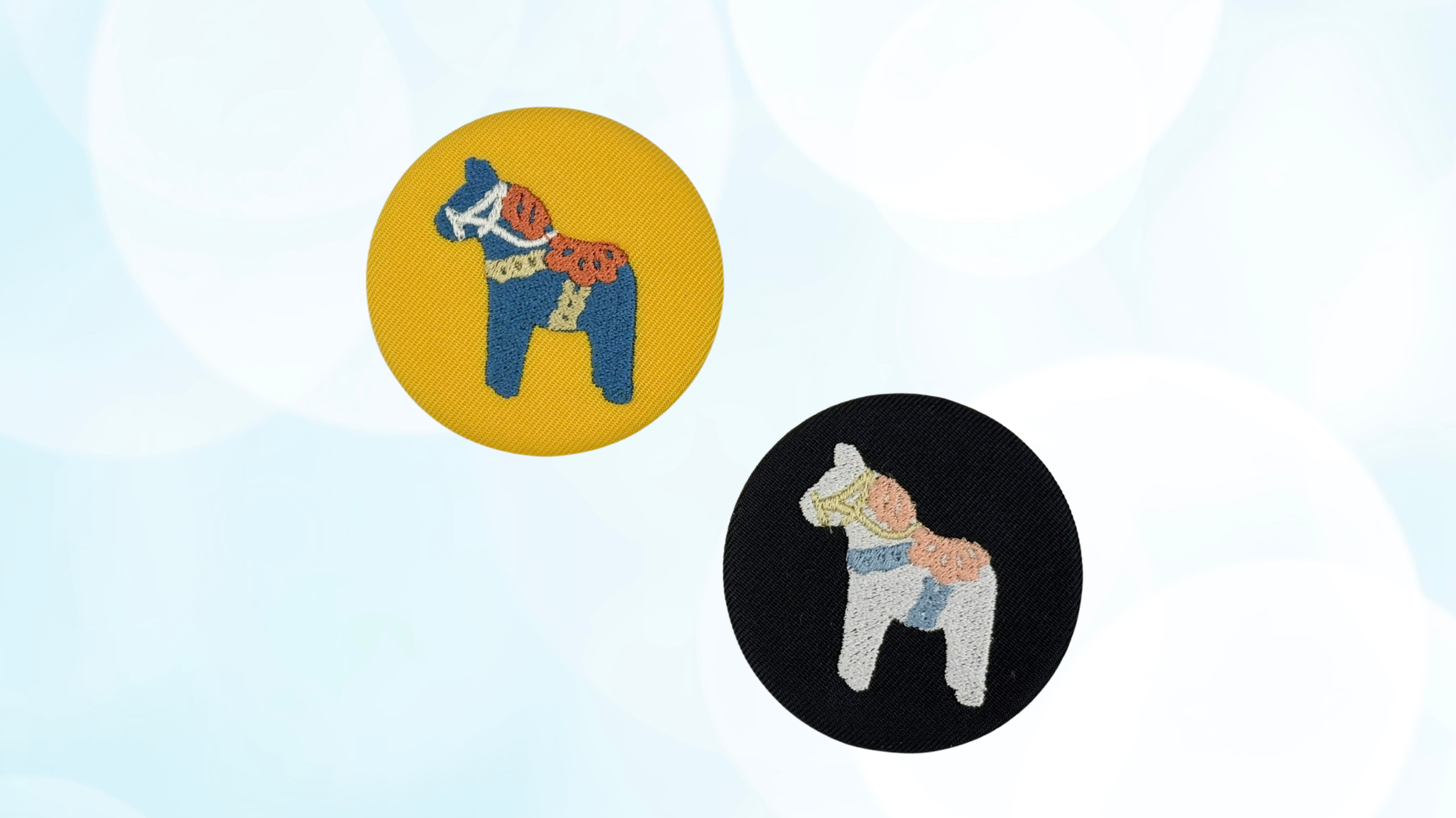 刺繍ブローチ（全2種）1,100円（税込）