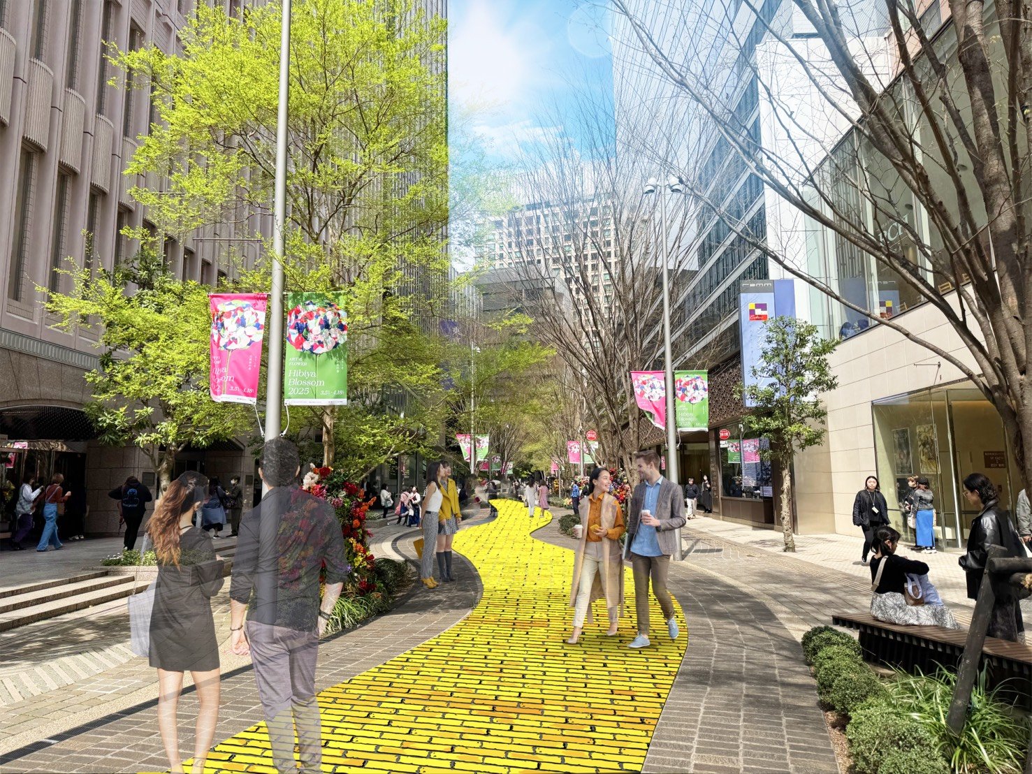 日比谷仲通りイメージ