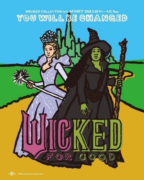 映画『ウィキッド』×ラフォーレ原宿　WICKED COLLECTION in LAFORET開催