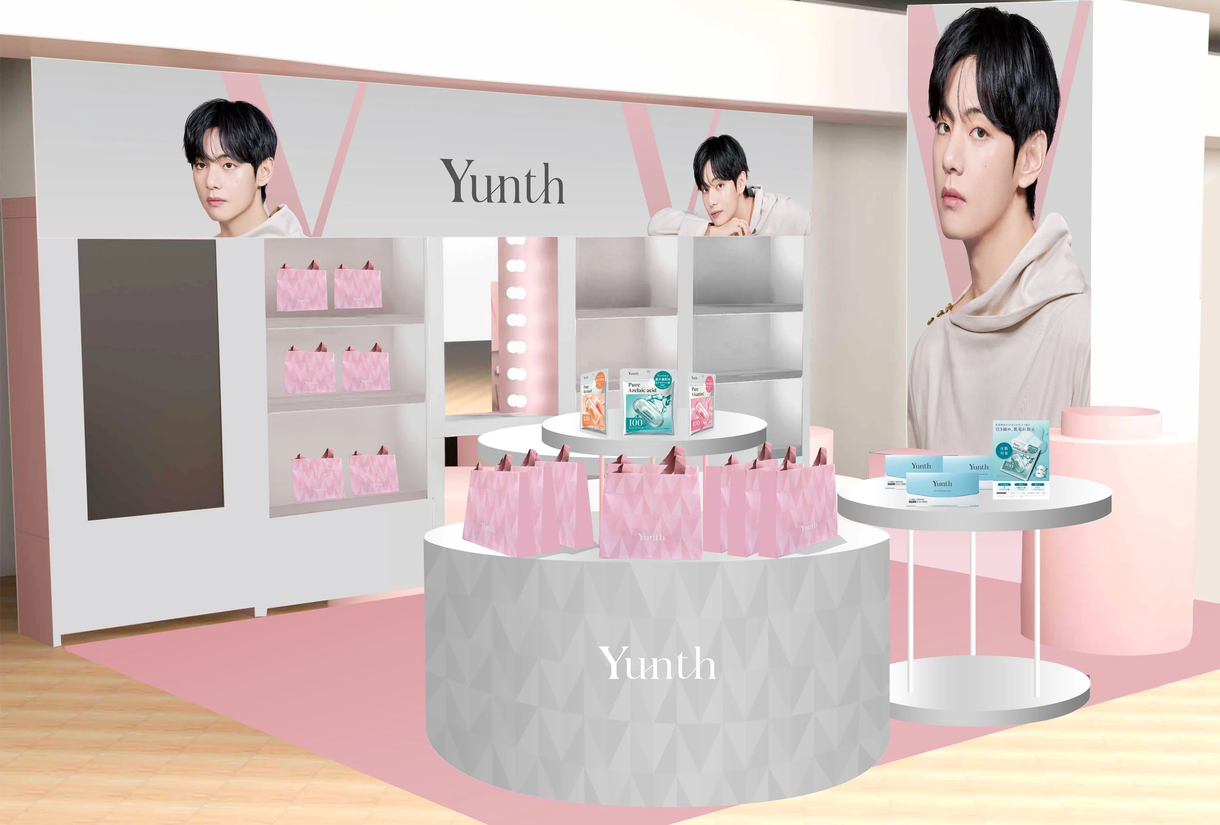 昨年大反響のポップアップストアが再登場！ 4月3日より渋谷ロフトで開催「BTS・Vさん」大型ビジュアルの展開や人気商品の限定セットを販売