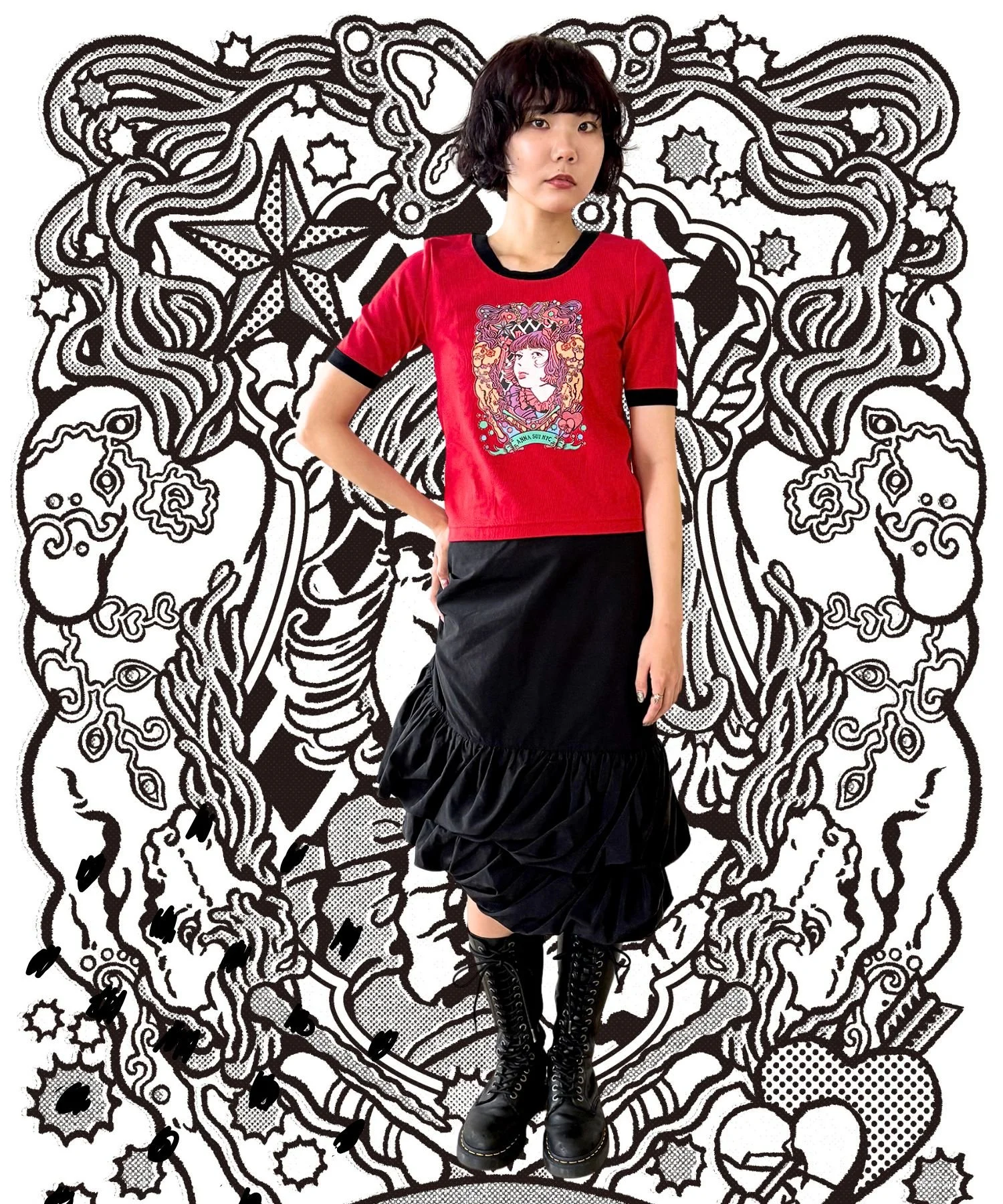 ユニコーンリブTシャツ