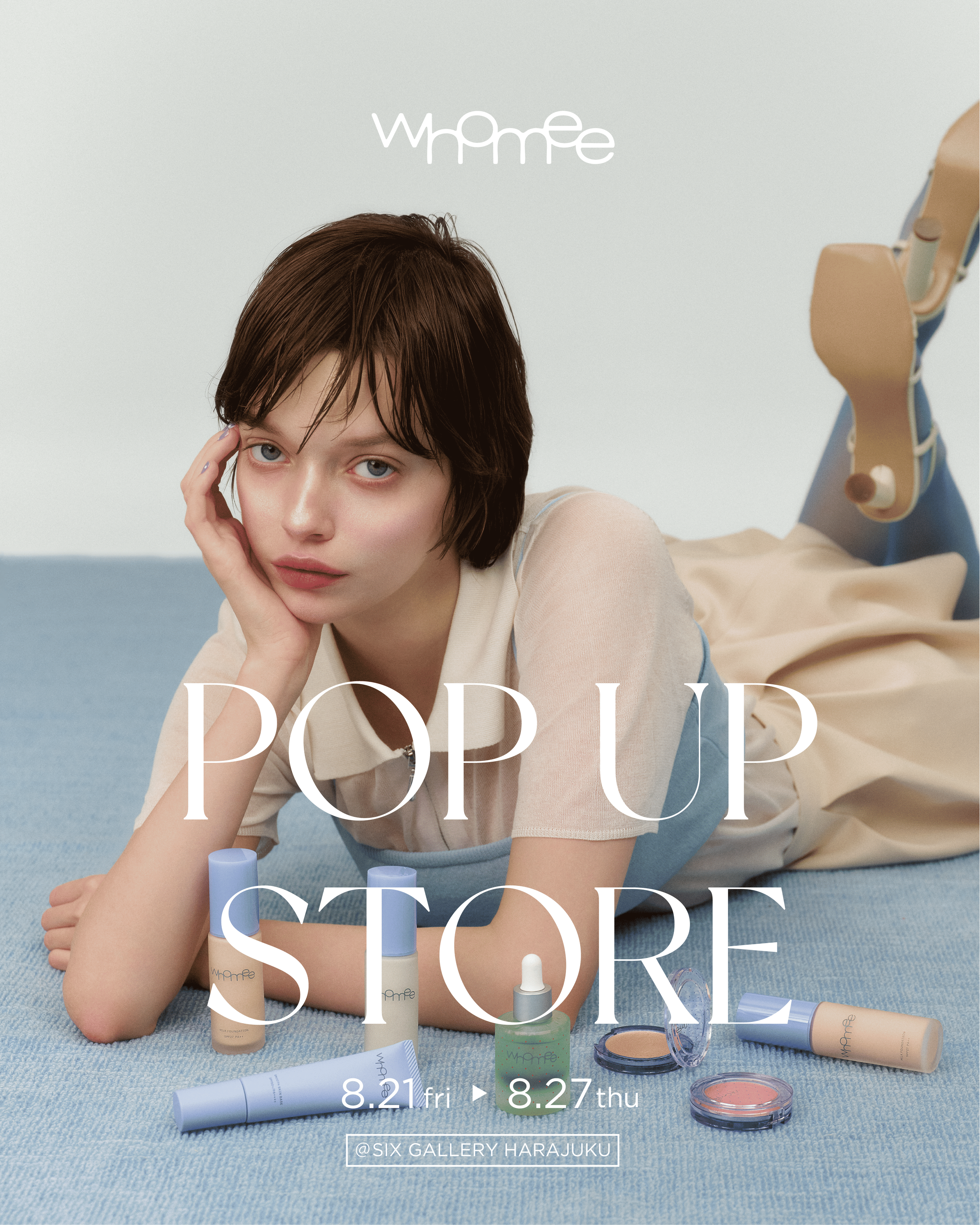 イガリシノブ氏によるタッチアップも開催！コスメブランド「whomee」の期間限定POP UP STOREが原宿にオープン！