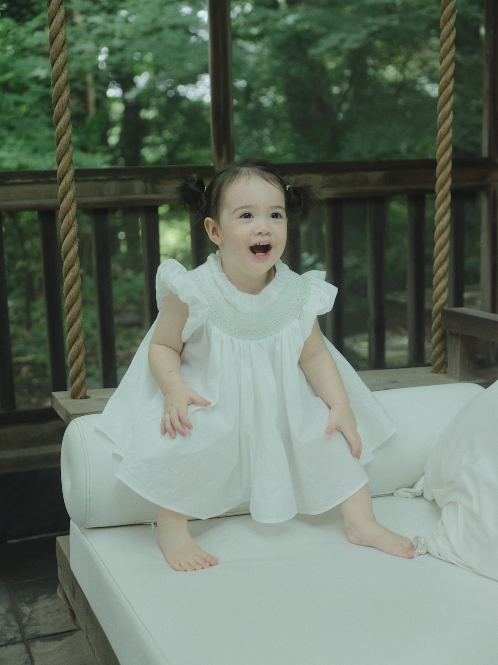 Rainbow Smocking Dress