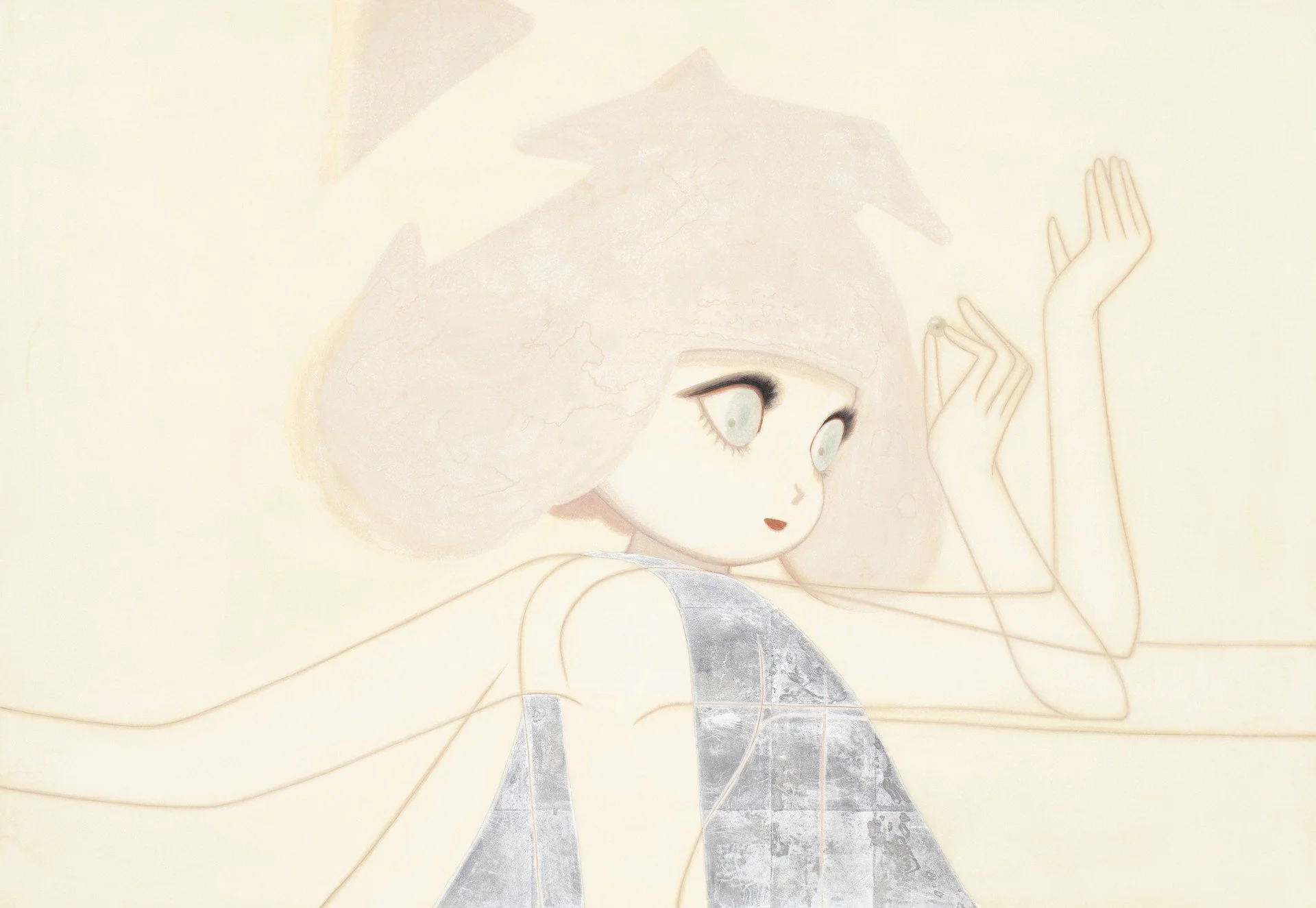 日本画の技法で描く、儚い女の子の世界。永田優美 新作個展「パッチ・ワーク」が浅草で8月8日より開催