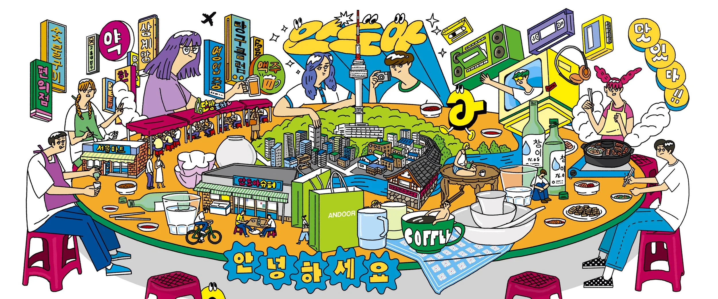 【東京・二子玉川】韓国・ソウルのローカルカルチャーを紹介。「andoor」初のPOP UP STORE開催