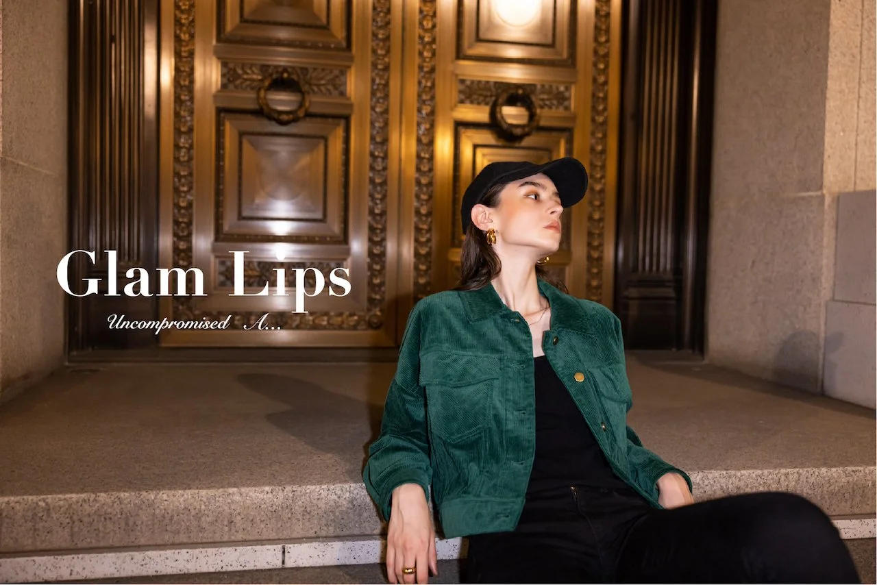 GlamLips グラムリップス ホールカットグリッドニットワンピース glam lips グラムリップス glamlips リブニット ワンピース