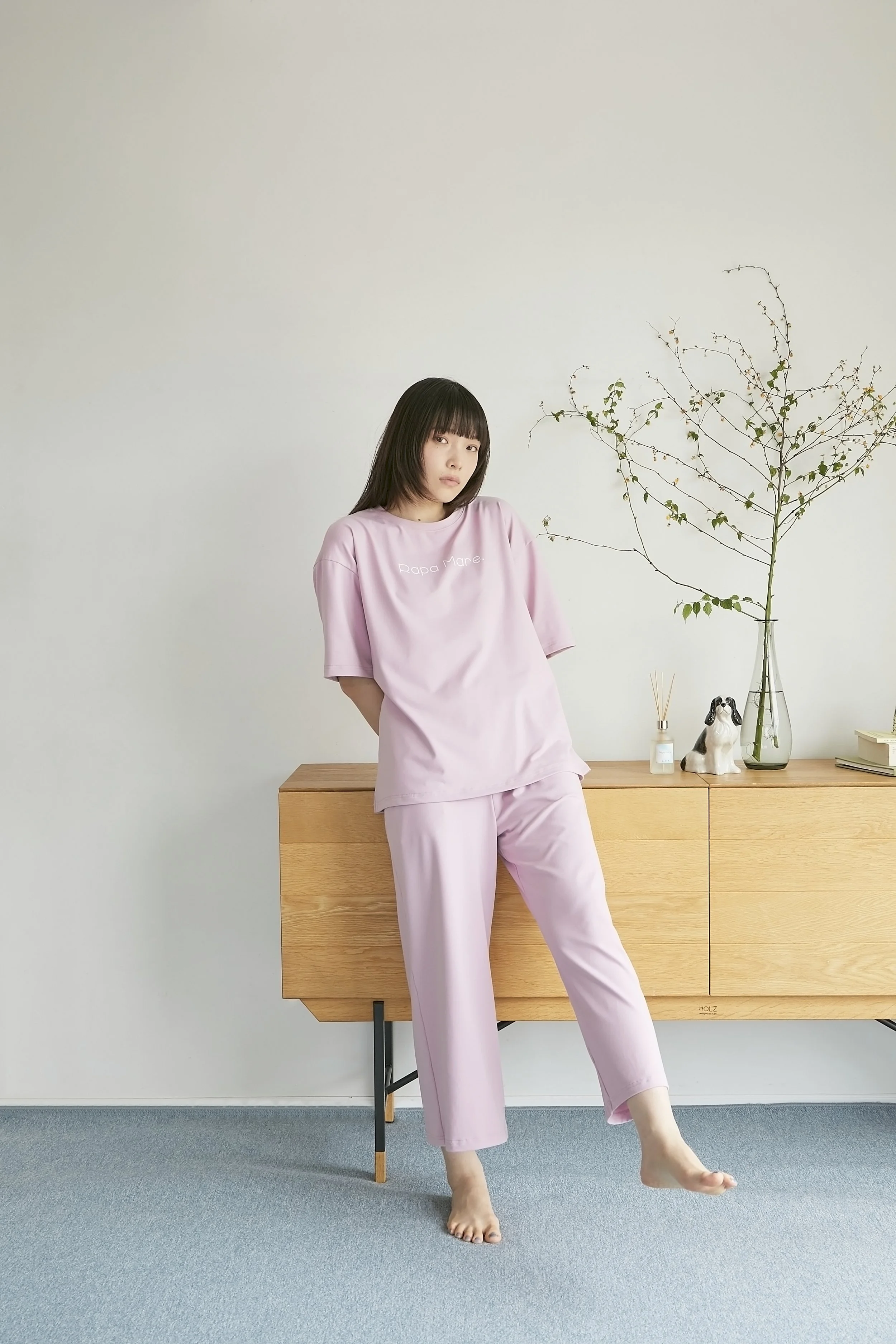 【新品】 ～RapaMare. そらびび 〜 ルームウェア　S〜M 新品】RapaMare. そらびびルームウェア ピンク 上下セット S-M