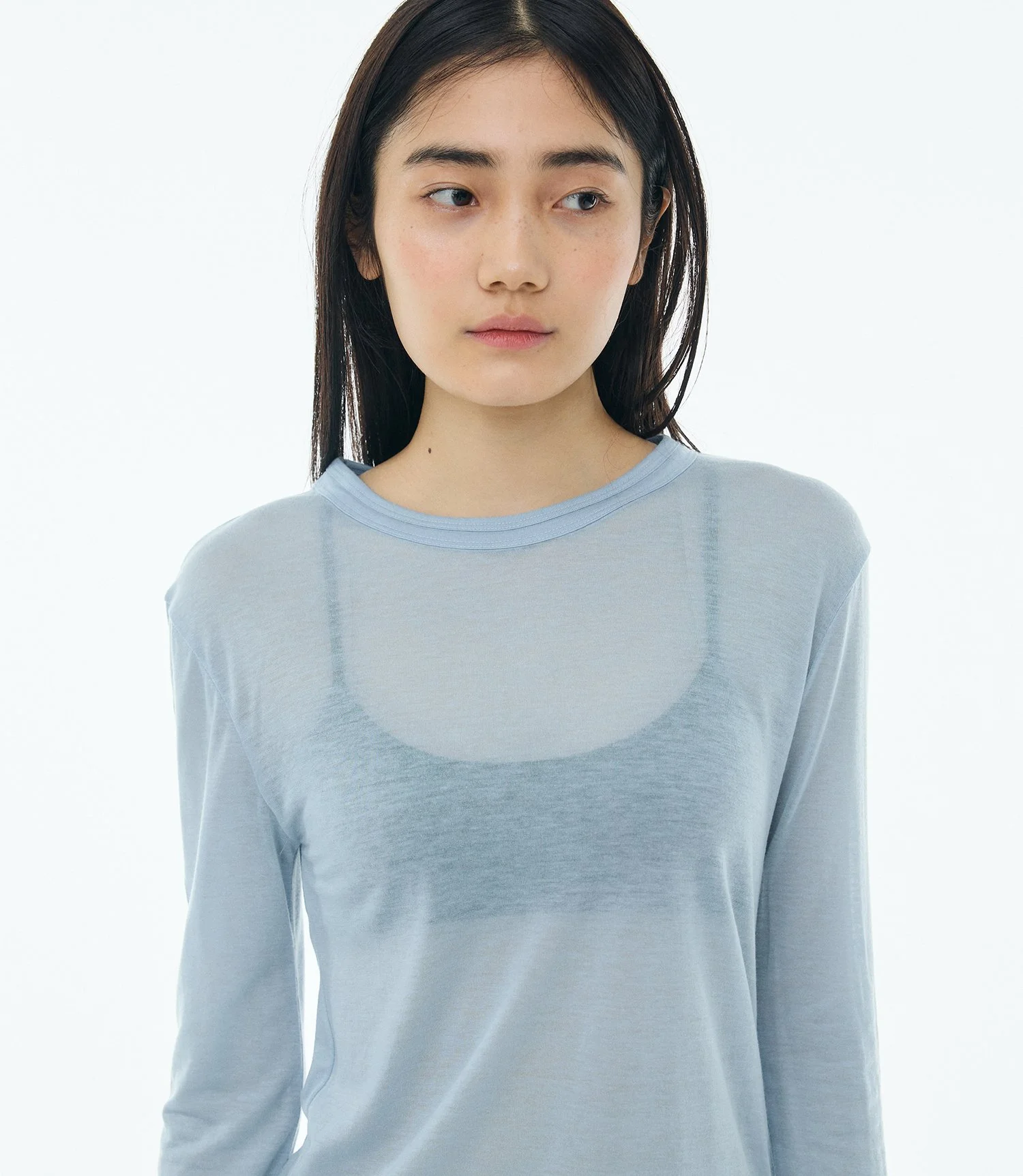 トップス OAF DOUBLE SHEER WOOL TOP SKY BLUE OAF DOUBLE SHEER WOOL TOP SKY BLUE - メルカリ
