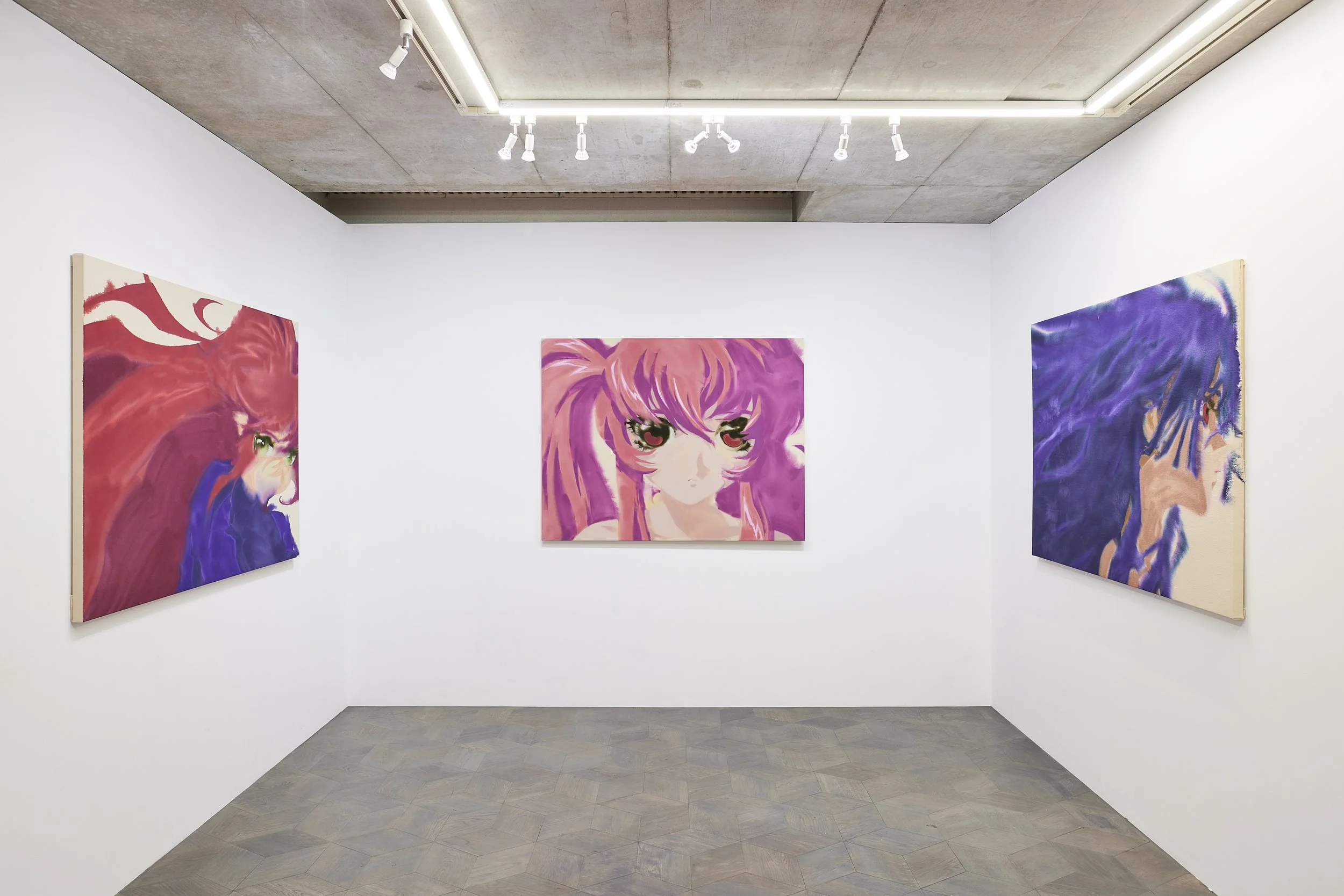 AYAさま専用（原画）青空に続く道 ほか　2点おまとめ うらあやか個展 貝の／化石が／跡を残して／化石の／雌型／と