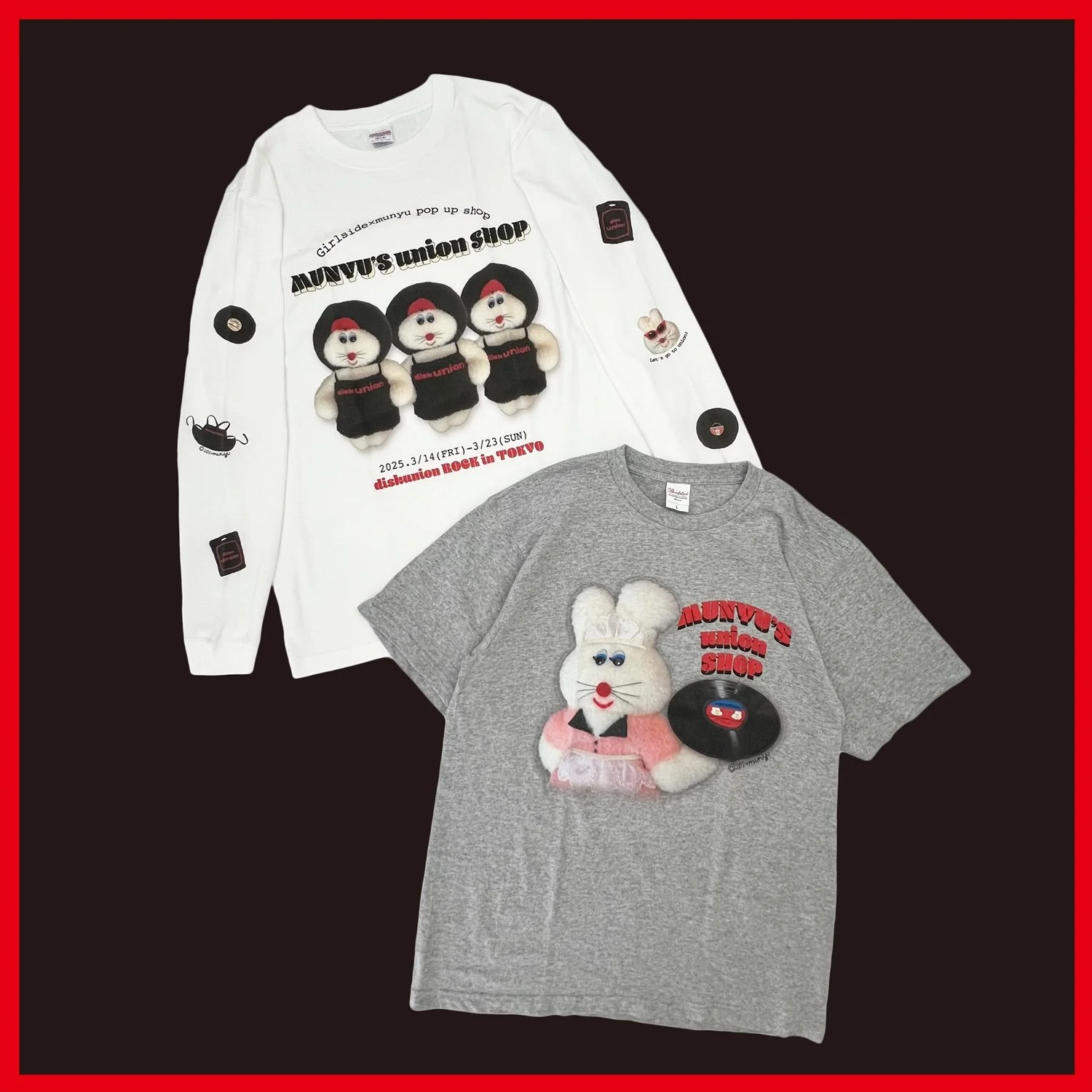 ♡ゆーなショップ♡いきなり購入大歓迎‼️様 リクエスト 5点 まとめ商品 POP UP SHOP Puku Dreaming fes 2024 むにゅ×Girlside(diskunion