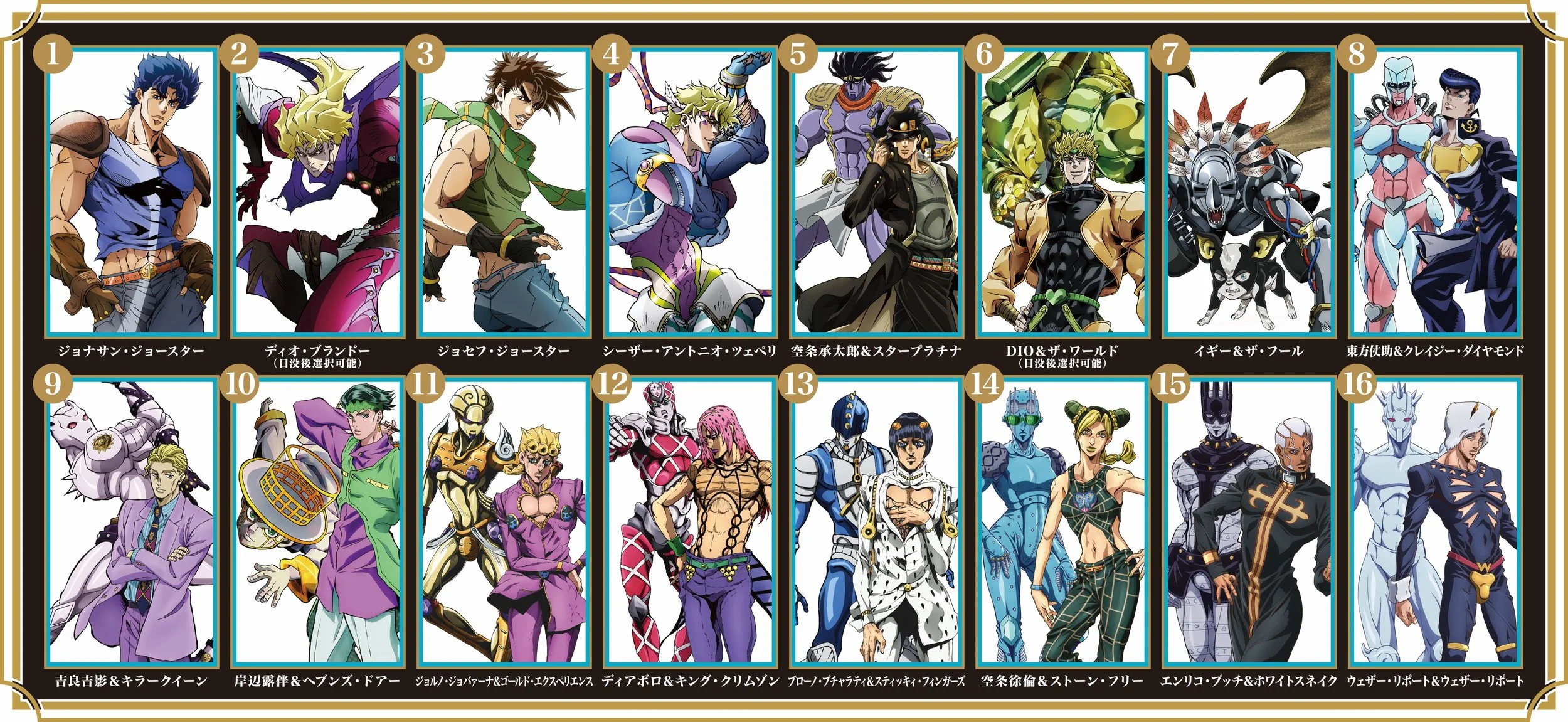 ジョジョ　ジョジョの奇妙な冒険　10周年記念展　ジョジョ展　4部　マフラー JUMP SHOP