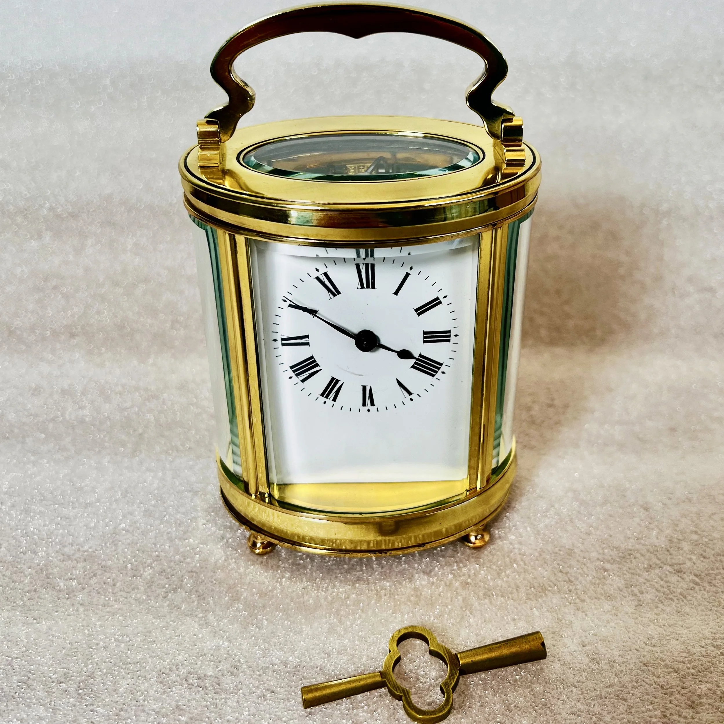 Oval Carriage Clock by Duverdrey and Bloquel — Vetera Novis