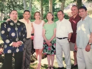 Pictured Left to Right: Scott Parent, Michael Parent, Amy Ouellette, Sharon Parent, Reg Parent, Mark Parent, and Craig Parent