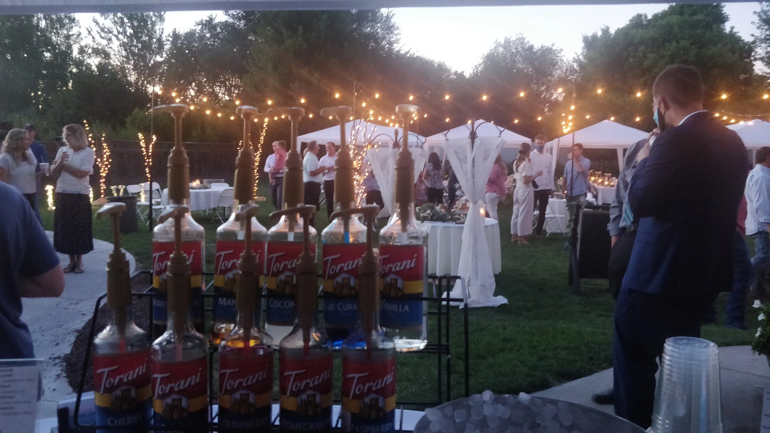 Evening Garden Wedding